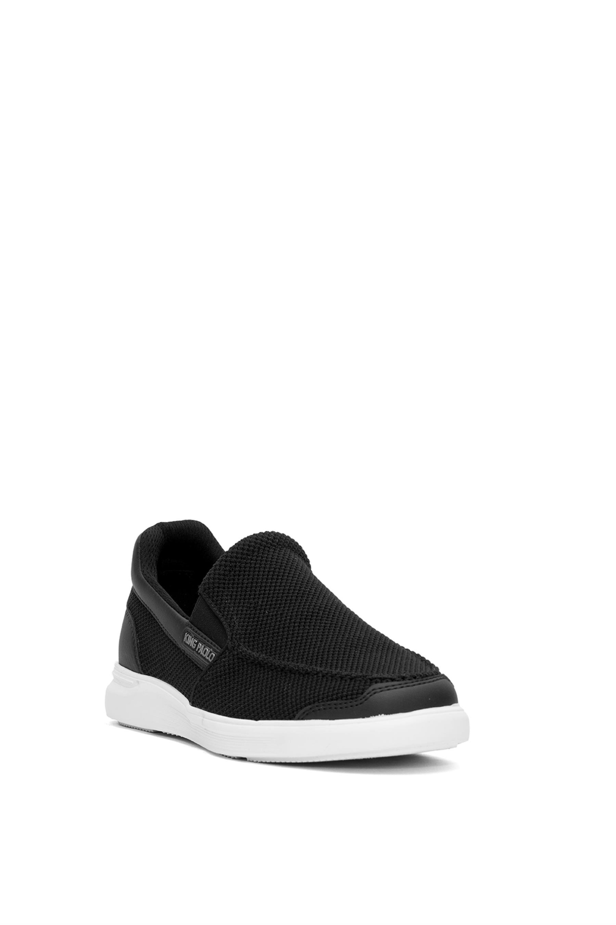 F1182 Loafer Krakers Erkek Memory Foam Casual Ayakkabı Siyah - Görsel 3