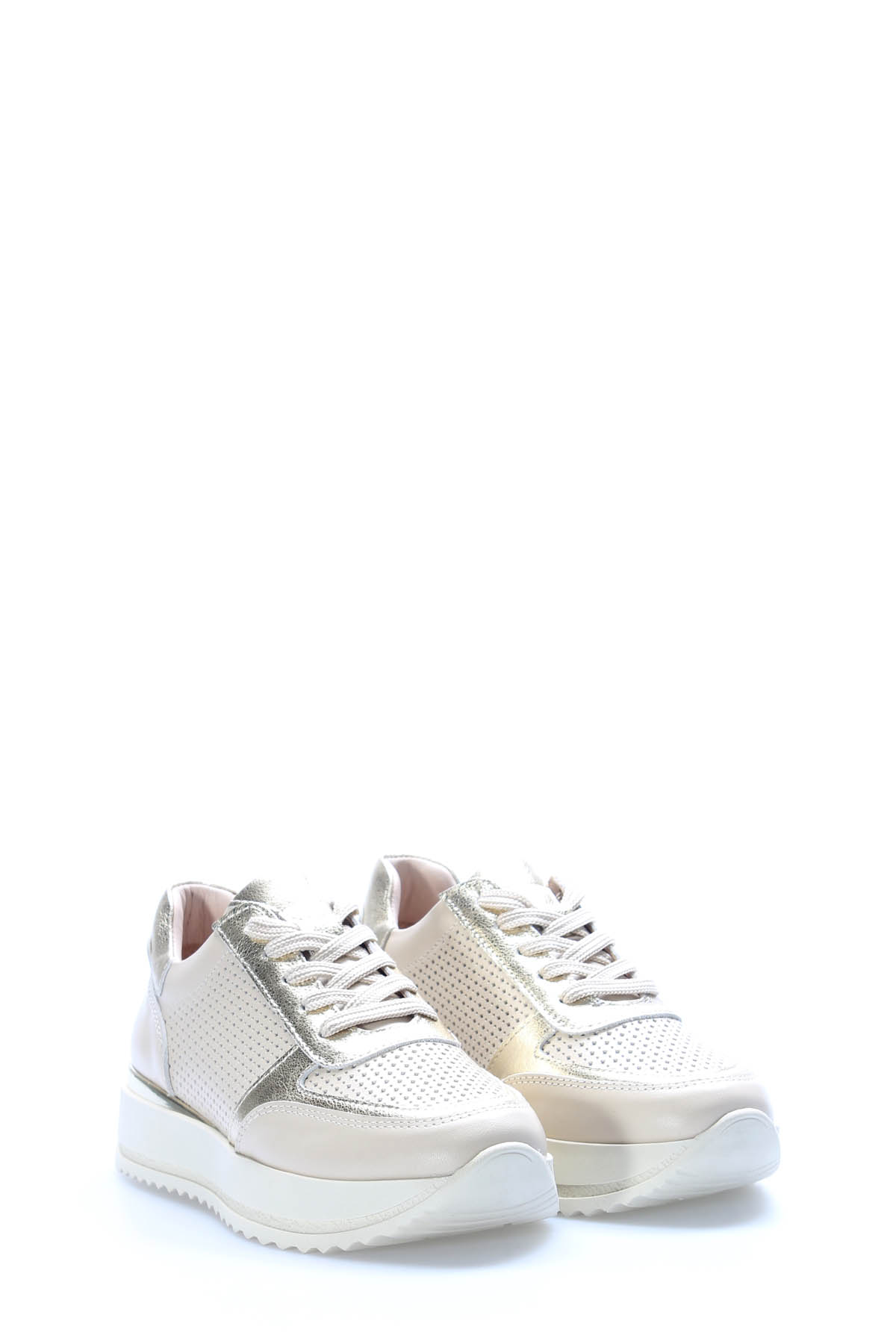 Hakiki Deri Kadın Casual Ayakkabı 757ZA25082 - Görsel 5