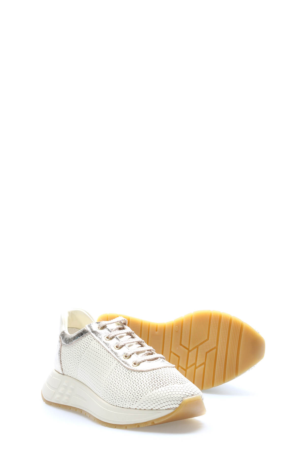 Hakiki Deri Kadın Casual Ayakkabı 010ZA8559-3 - Görsel 4