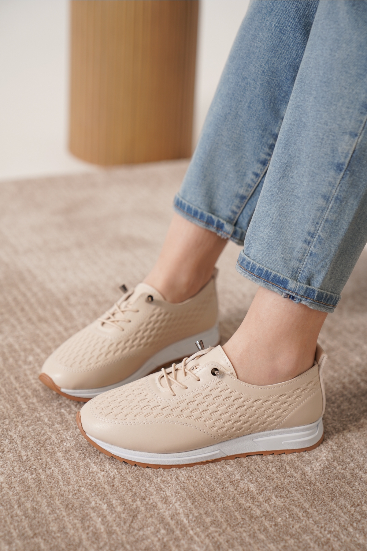 D0155 Günlük Ortopedik Kadın Sneaker Spor Ayakkabı - Görsel 2