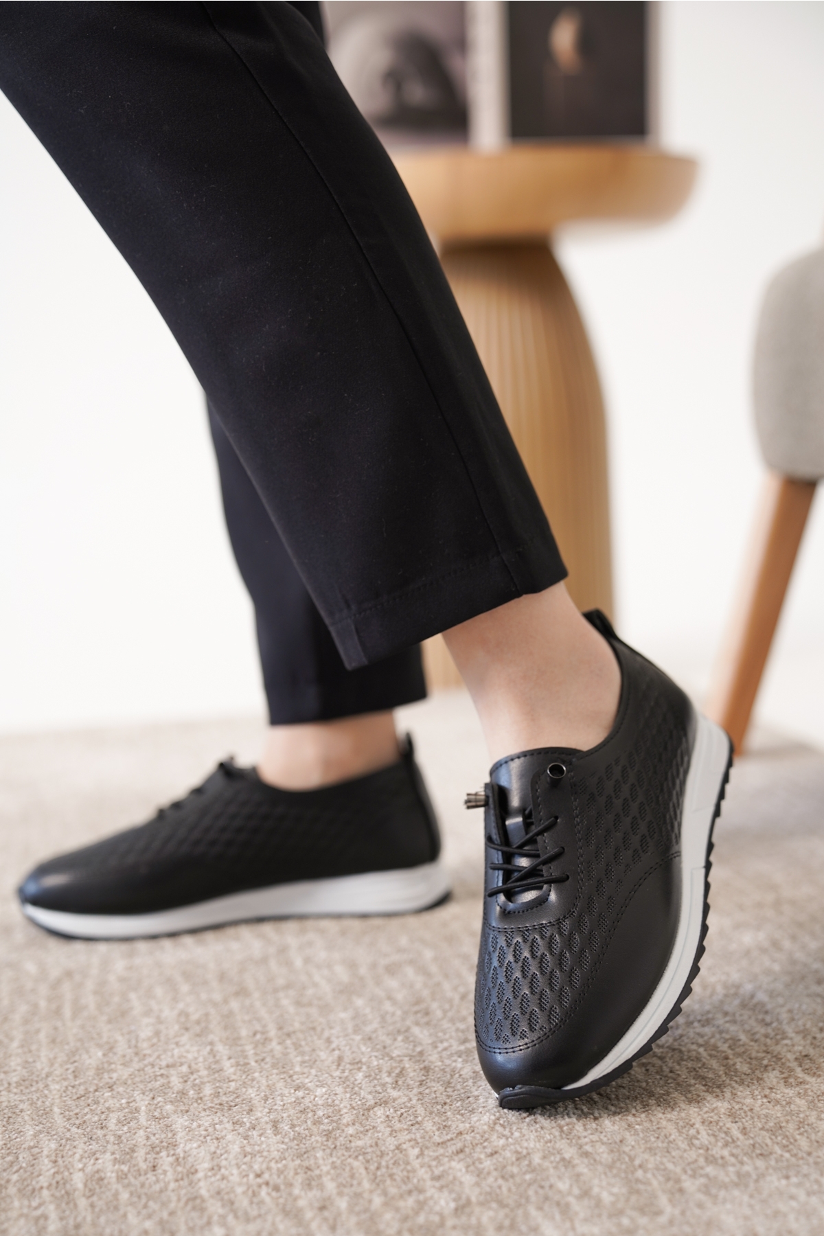 D0155 Günlük Ortopedik Kadın Sneaker Spor Ayakkabı - Görsel 6