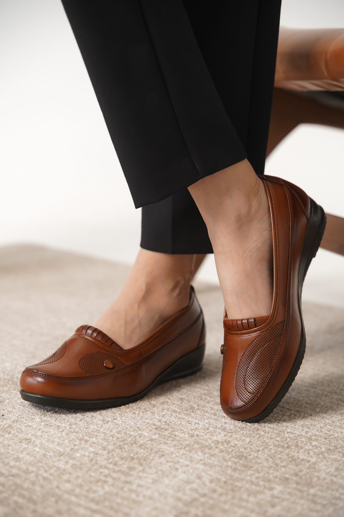 D042 Günlük Ortopedik Kadın Ayakkabı - Görsel 5