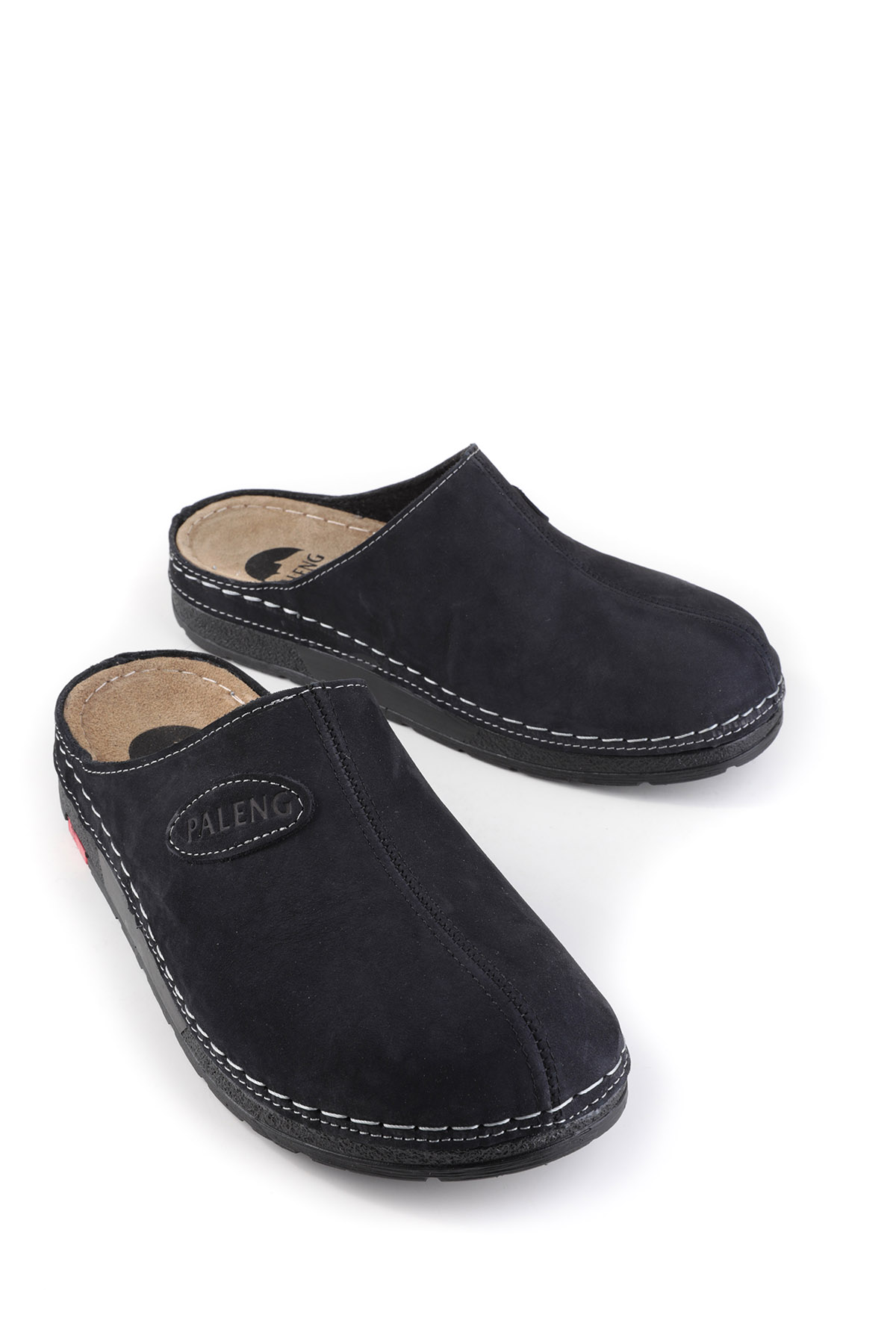 Gezer Kışlık Hakiki Deri Erkek Terlik - Görsel 2