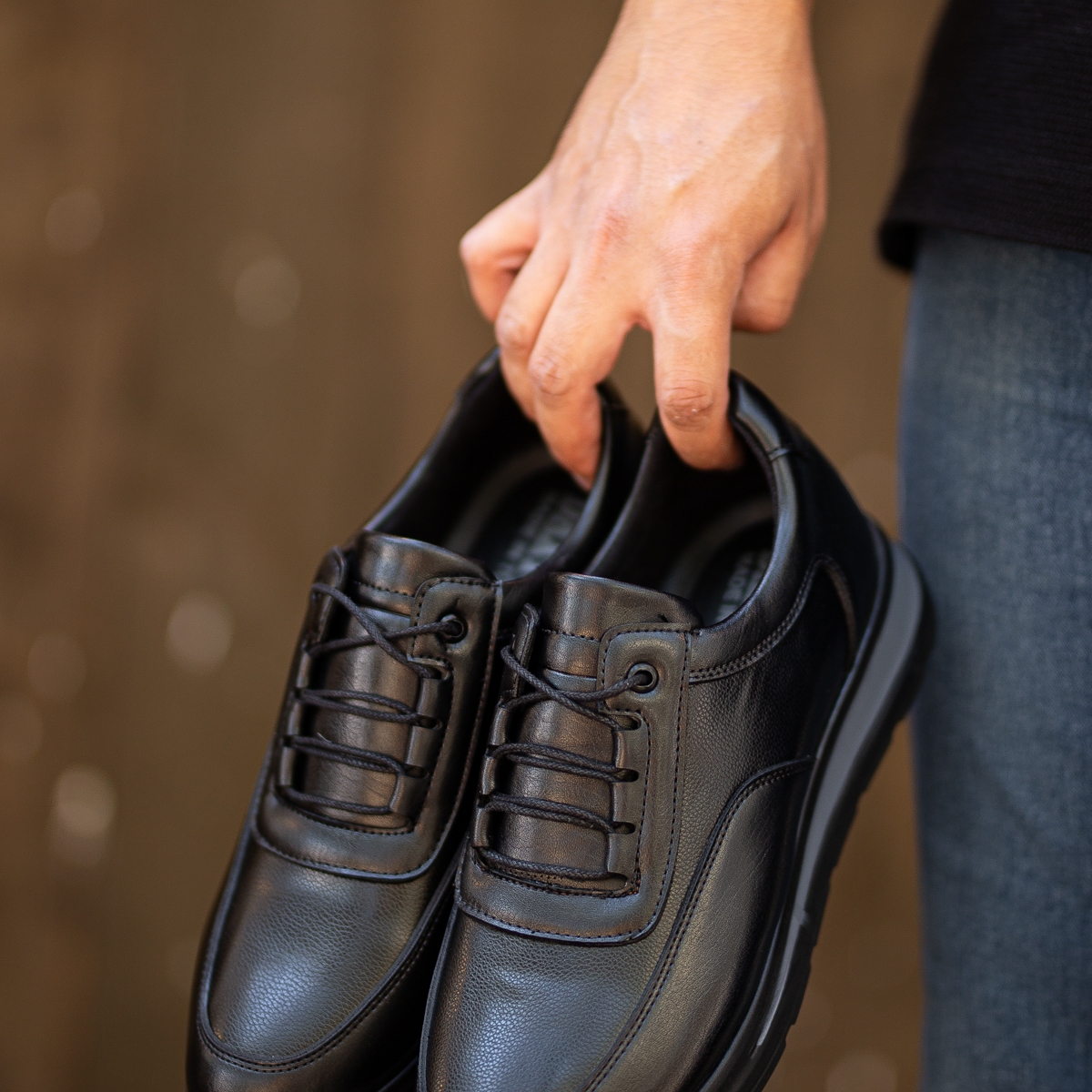 D0315 Günlük Ortopedik Erkek Klasik Garantili Ayakkabı - Görsel 3