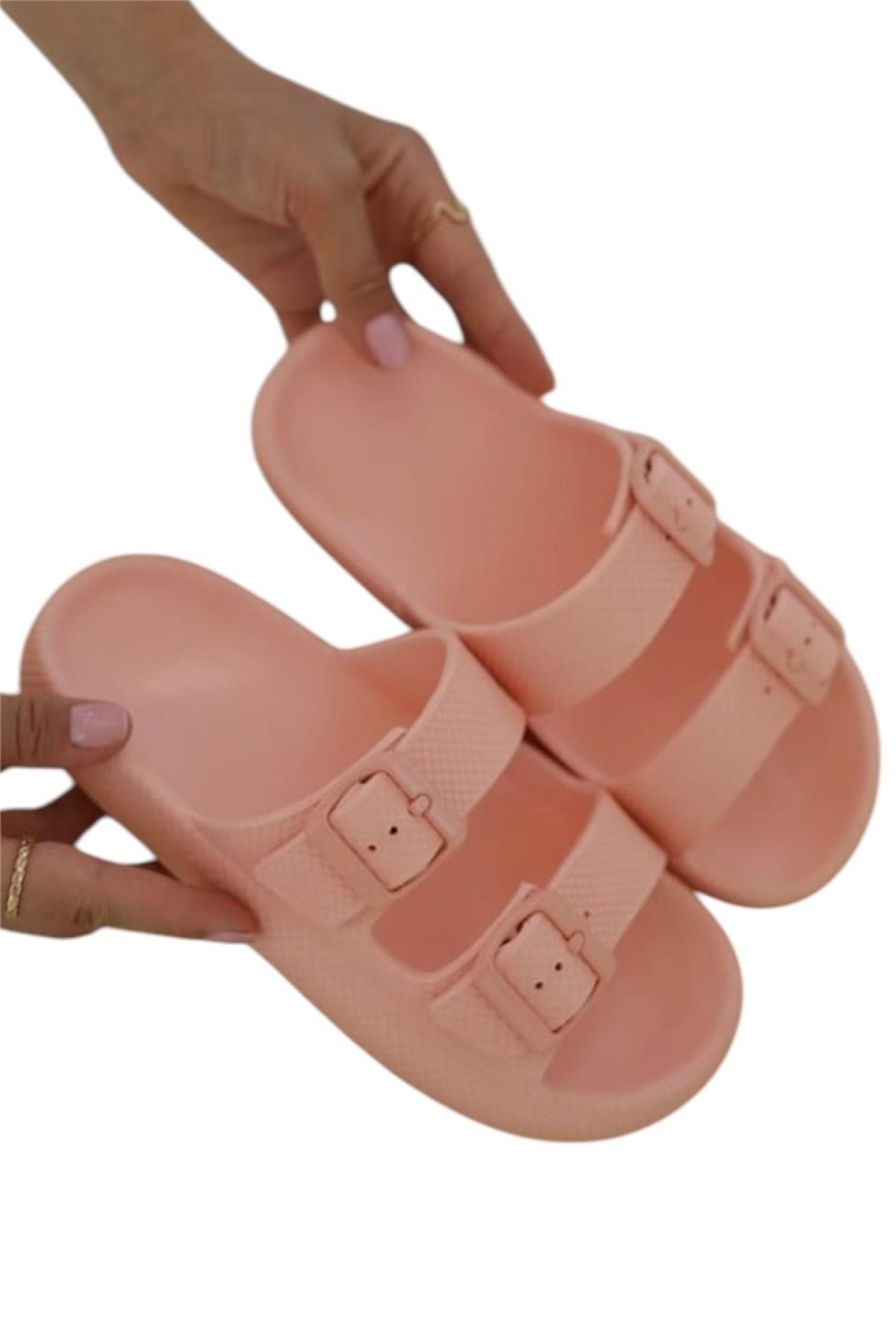 Unisex Çift Tokalı Medikal Hafif Eva Terlik PUDRA - Görsel 5