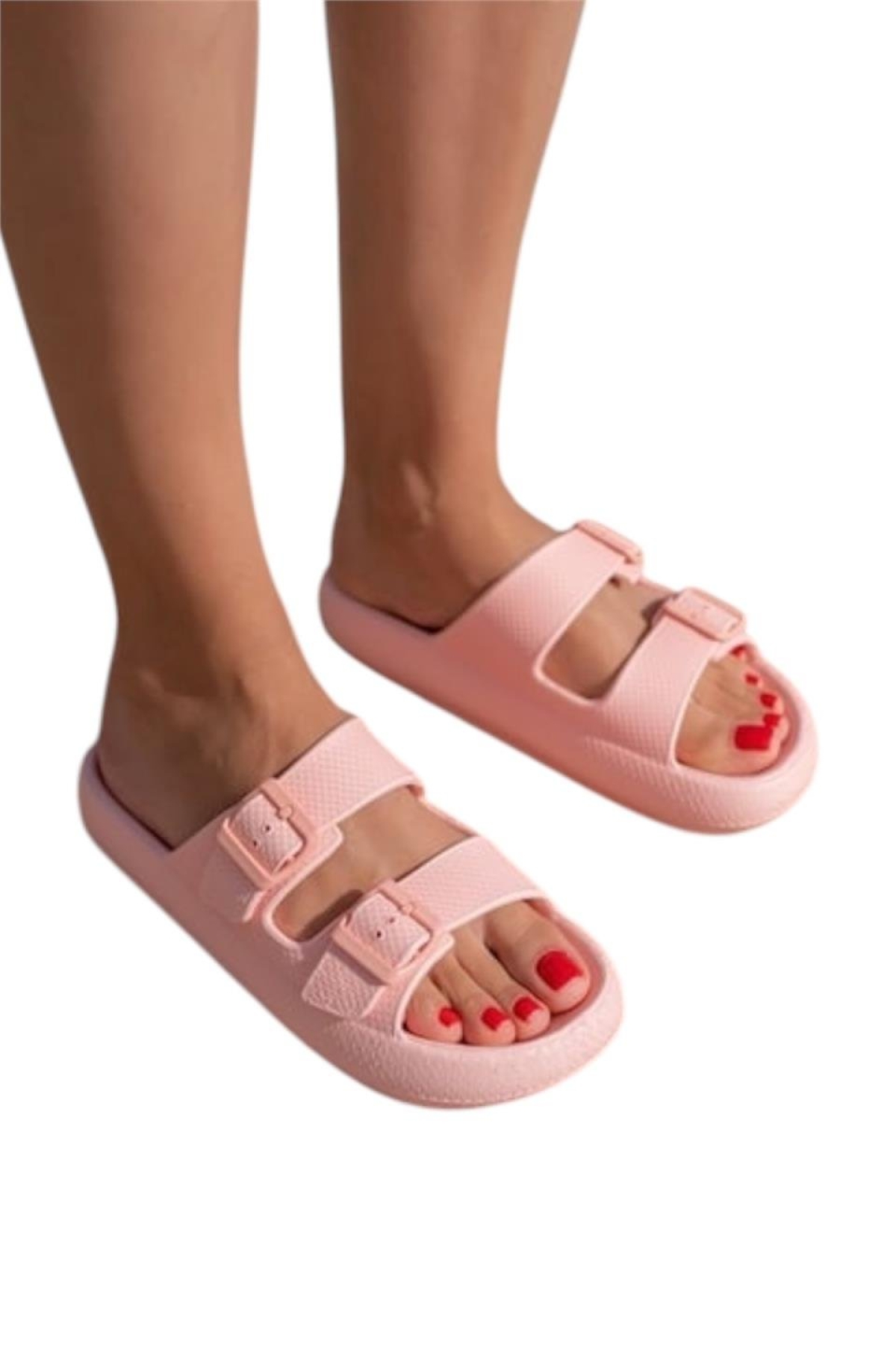 Unisex Çift Tokalı Medikal Hafif Eva Terlik PUDRA - Görsel 6