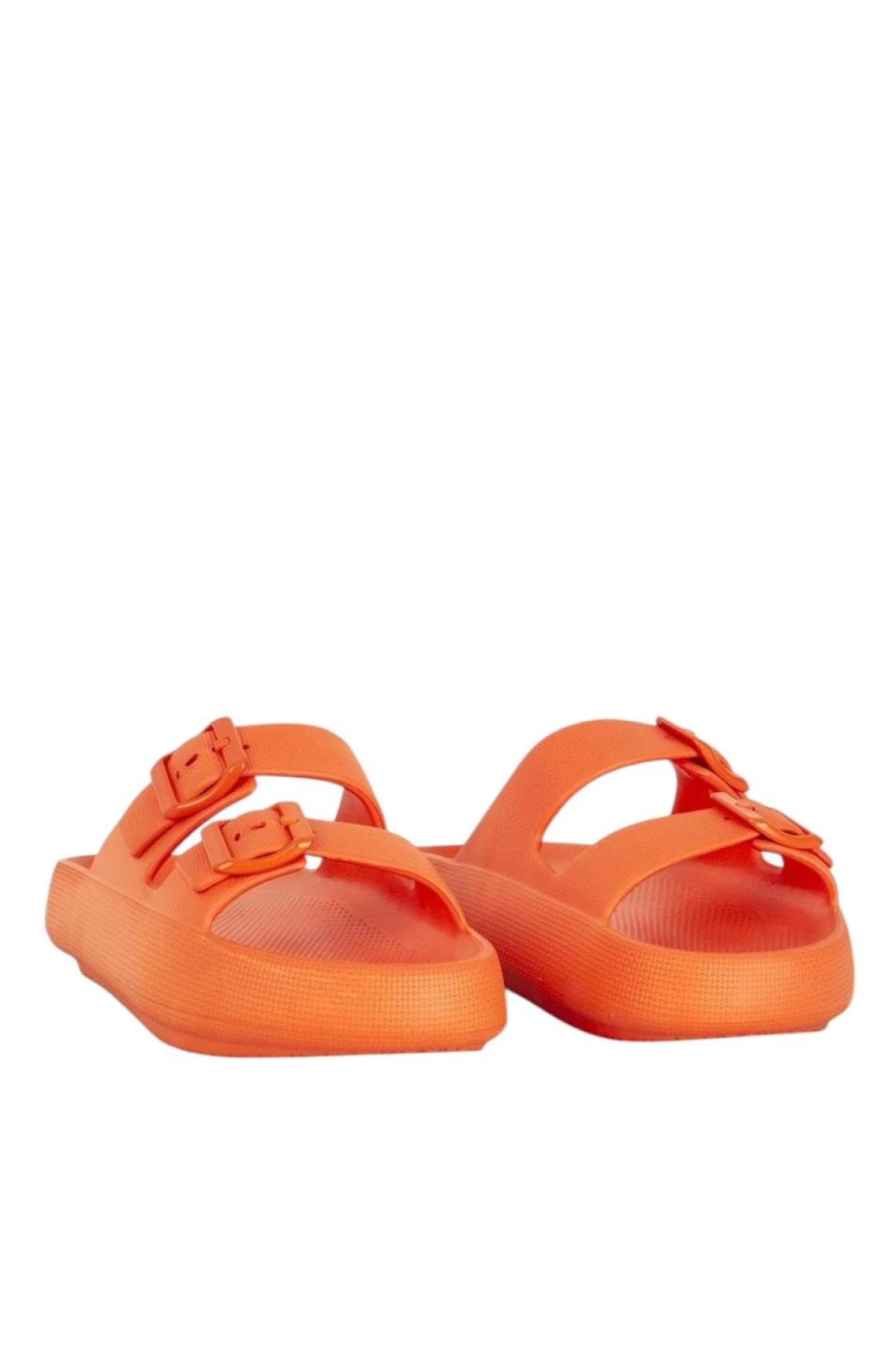 Unisex Çift Tokalı Medikal Hafif Eva Terlik TURUNCU - Görsel 3