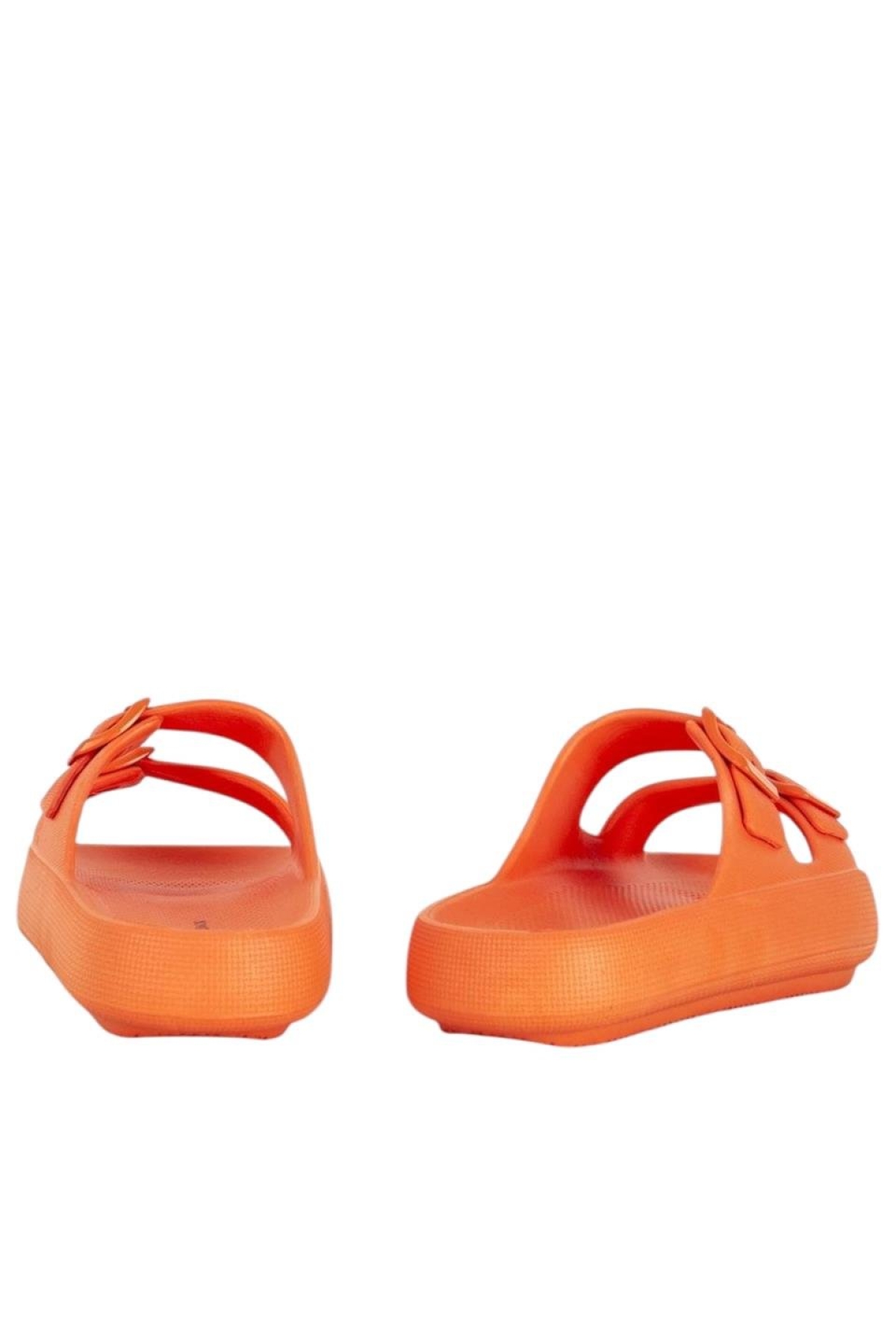 Unisex Çift Tokalı Medikal Hafif Eva Terlik TURUNCU - Görsel 4