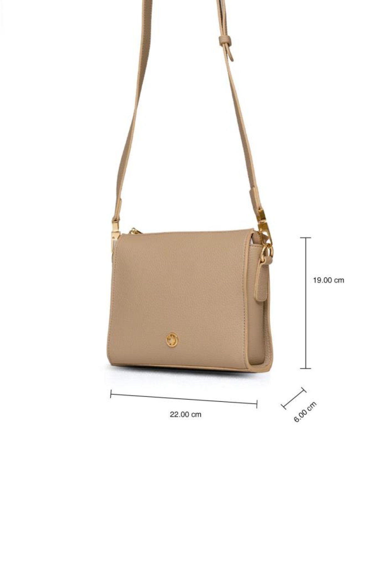 U.S. Polo Assn. Çapraz Askılı Kadın Çanta Bej Us25204 — 6