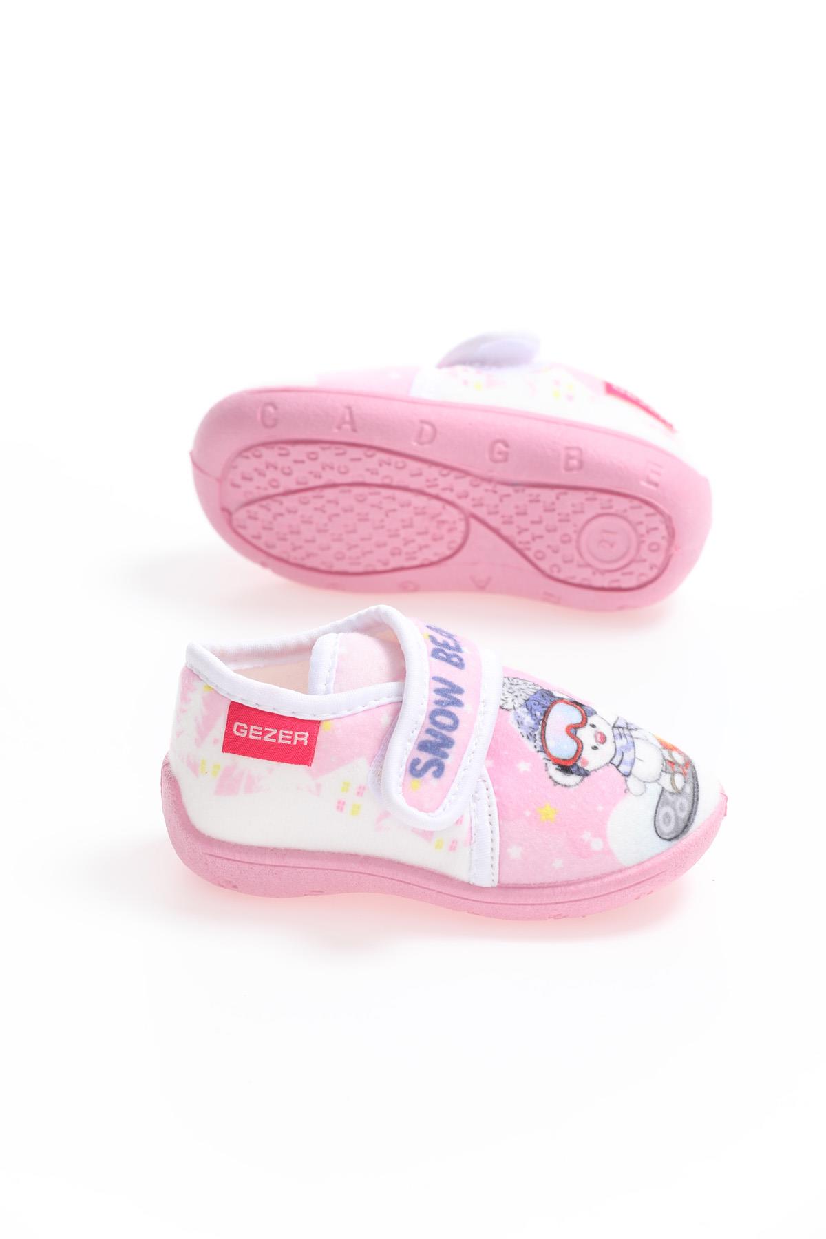 03205 Kız Çocuk Günlük Cırtlı Panduf Ev Kreş Ayakkabı - Görsel 5