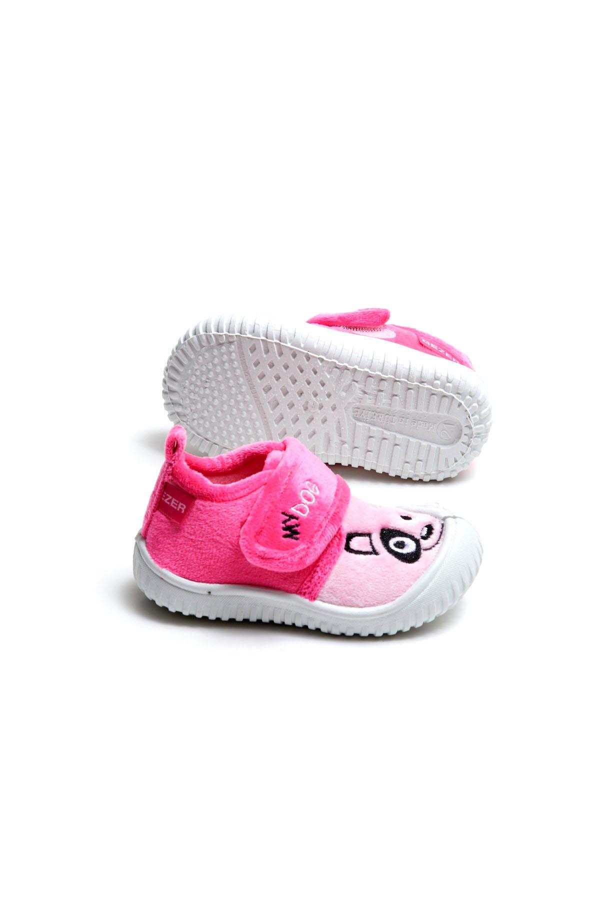 Kız/Erkek Çocuk Günlük Cırtlı Panduf Kreş Ayakkabı - Görsel 5