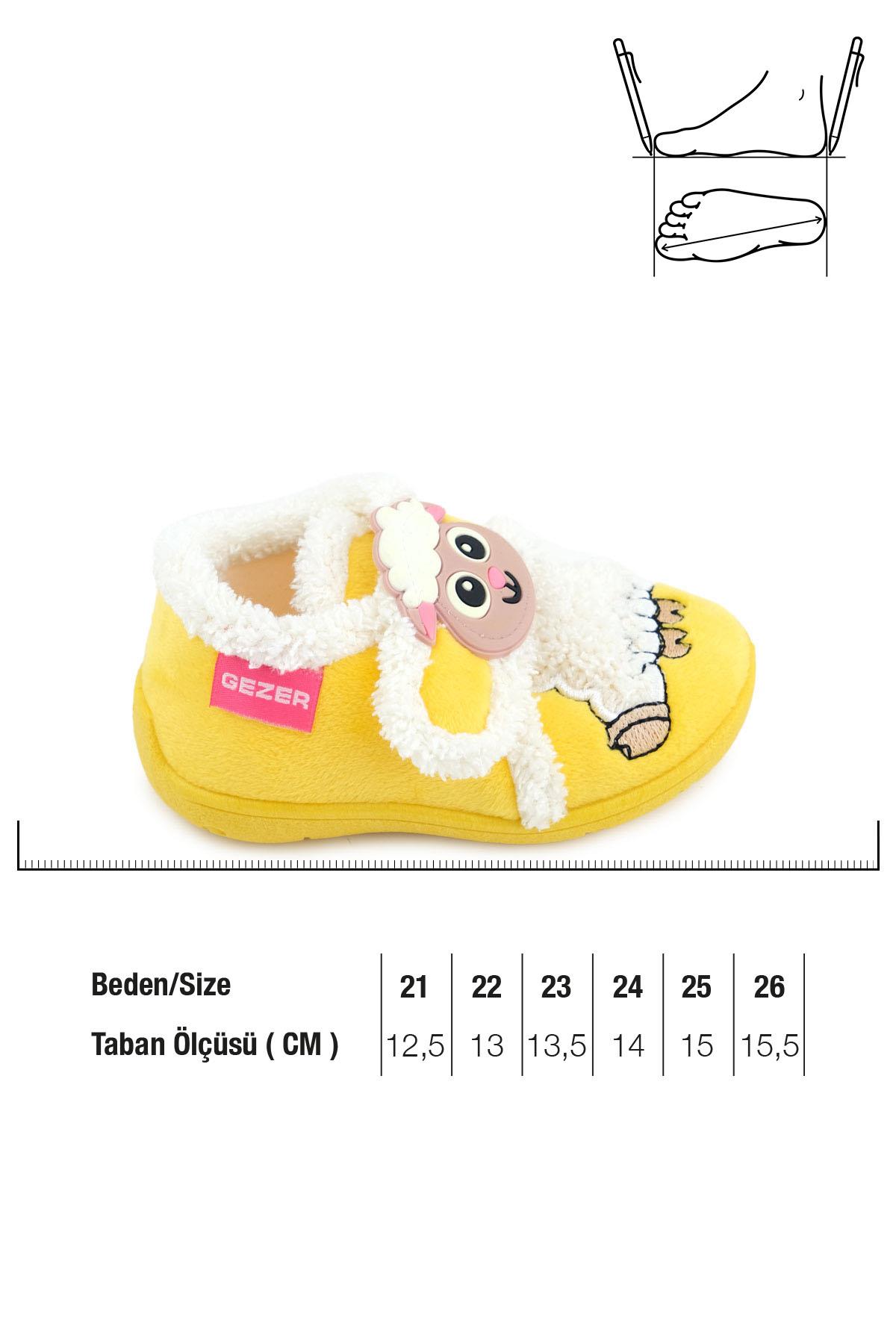 Unisex Çocuk Bebe Cırtlı Ayarlanabilir Günlük Okul Kreş Panduf Ayakkabı - Görsel 3