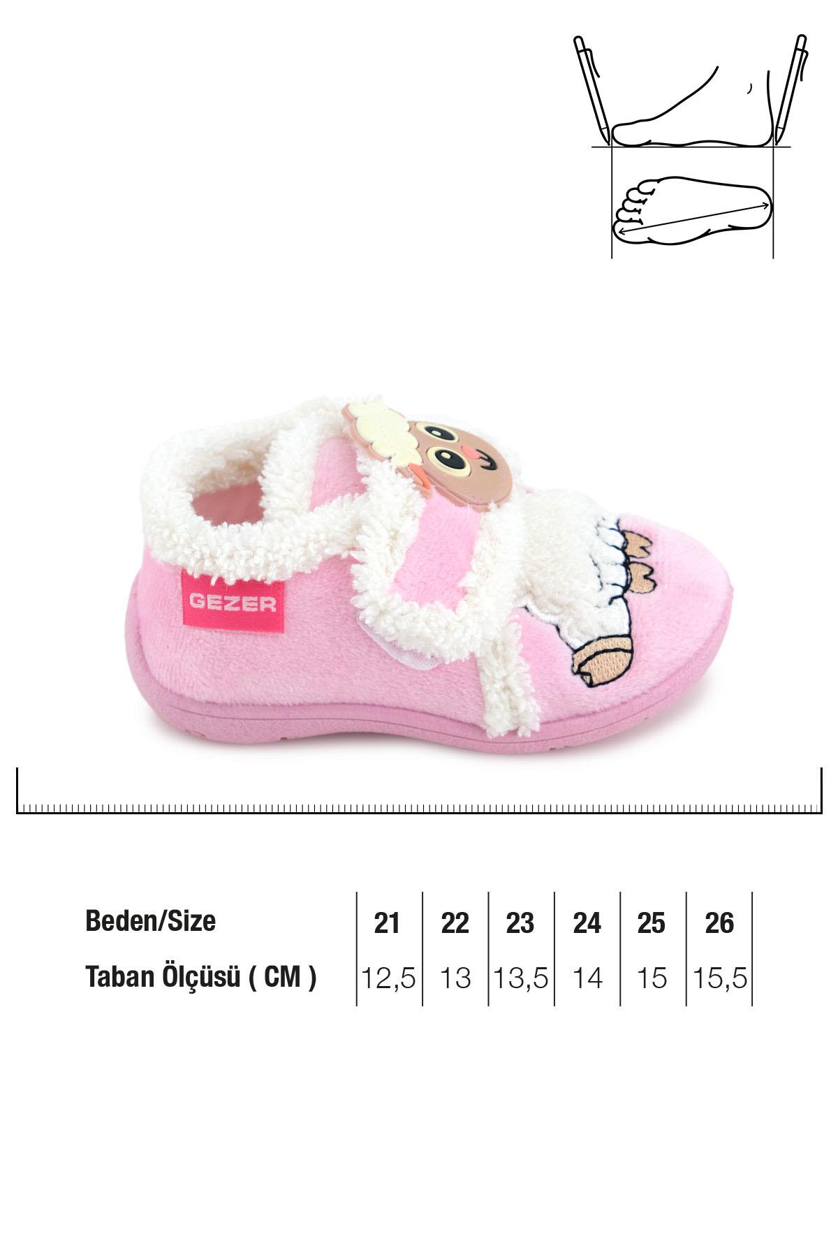 Unisex Çocuk Bebe Cırtlı Ayarlanabilir Günlük Okul Kreş Panduf Ayakkabı - Görsel 3