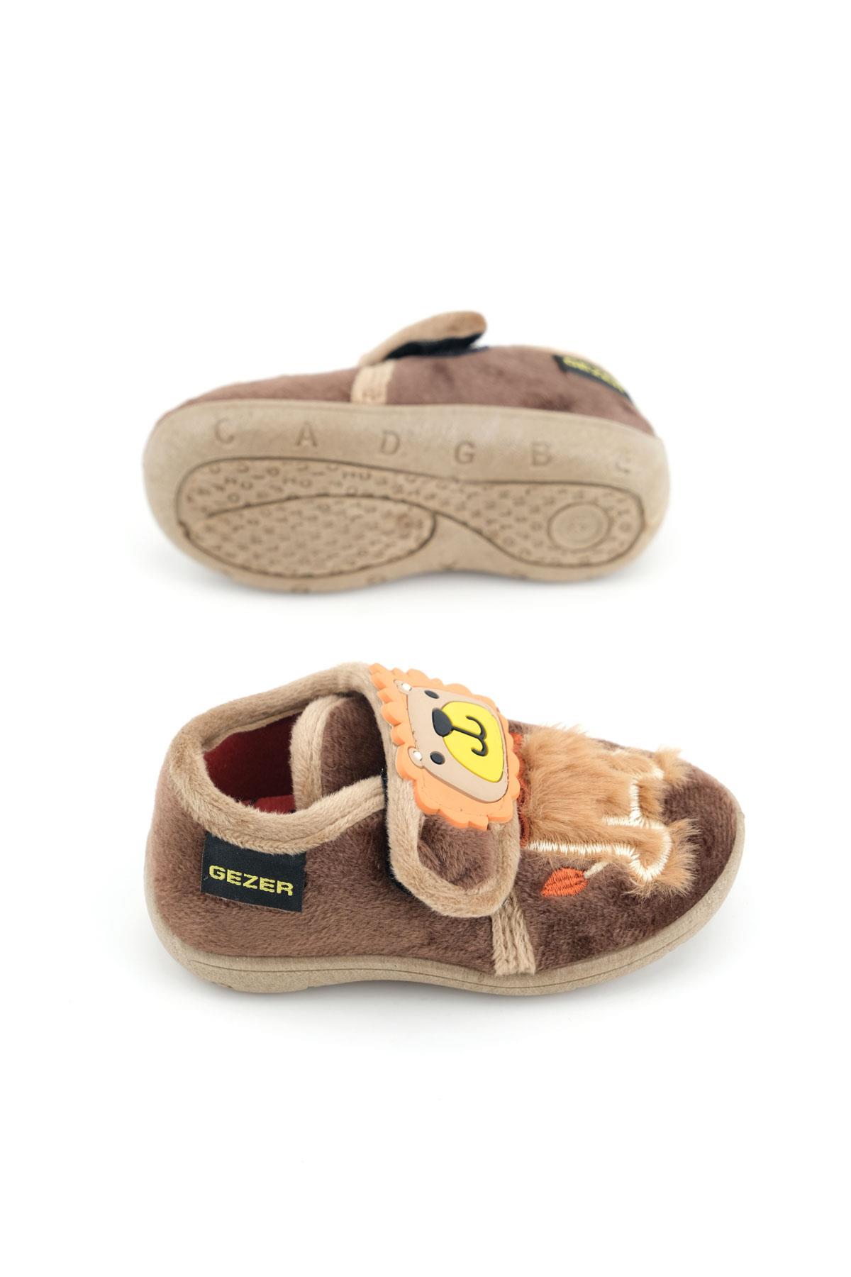 Kışlık Cırtlı Ayarlanabilir Erkek Çocuk Bebek Günlük Okul Kreş Panduf Ayakkabı - Görsel 6