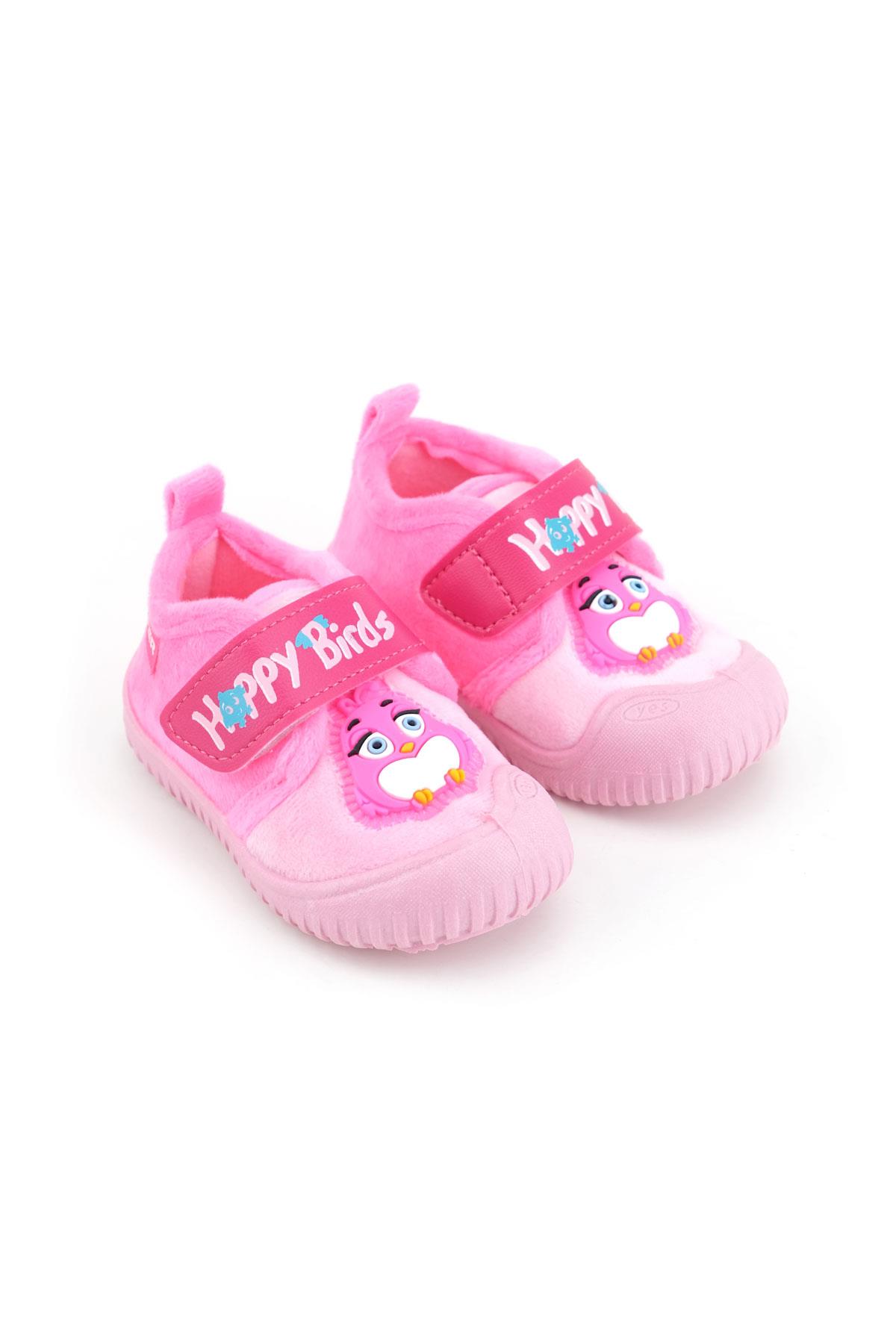 03368 Kız Çocuk Günlük Cırtlı Panduf Kreş Ayakkabı - Görsel 10