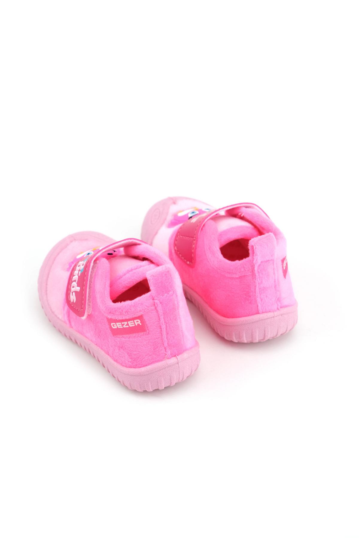 03368 Kız Çocuk Günlük Cırtlı Panduf Kreş Ayakkabı - Görsel 11