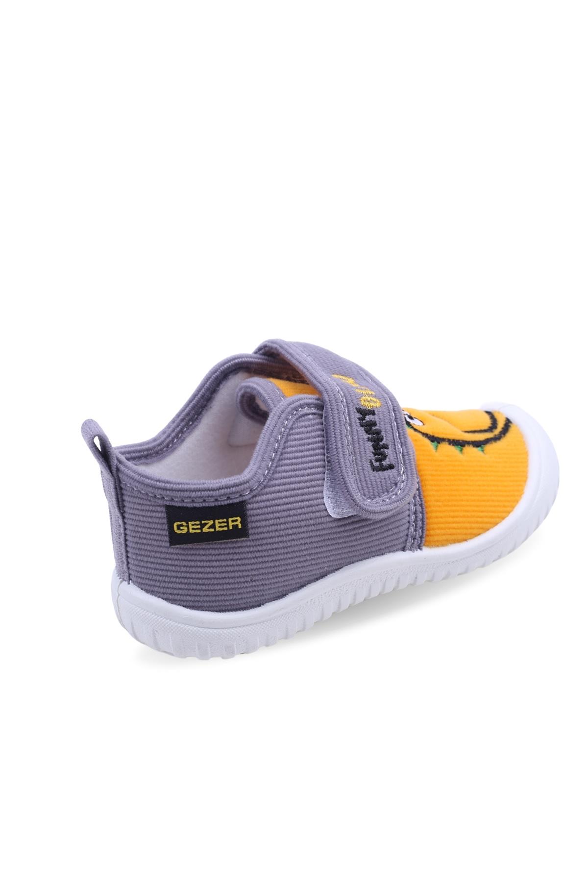 03193 Erkek Çocuk Günlük Cırtlı Panduf Ayakkabı - Görsel 5