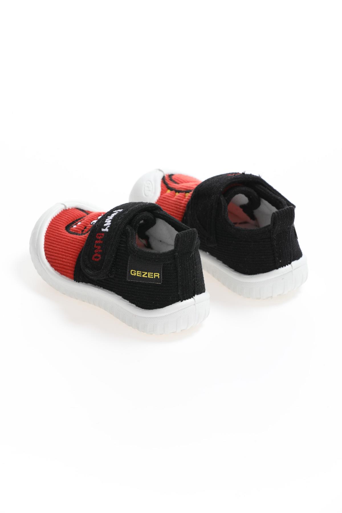 03193 Erkek Çocuk Günlük Cırtlı Panduf Ayakkabı - Görsel 4