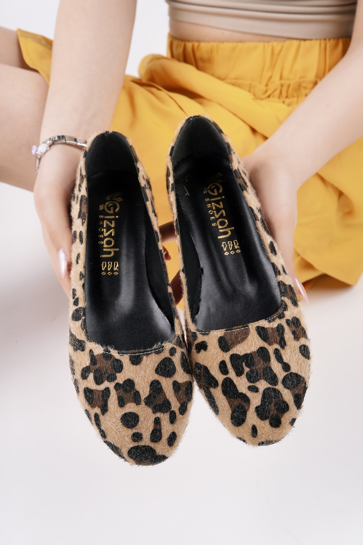 GLİNDA Leopar Desenli Kadın Günlük Babet - Görsel 6