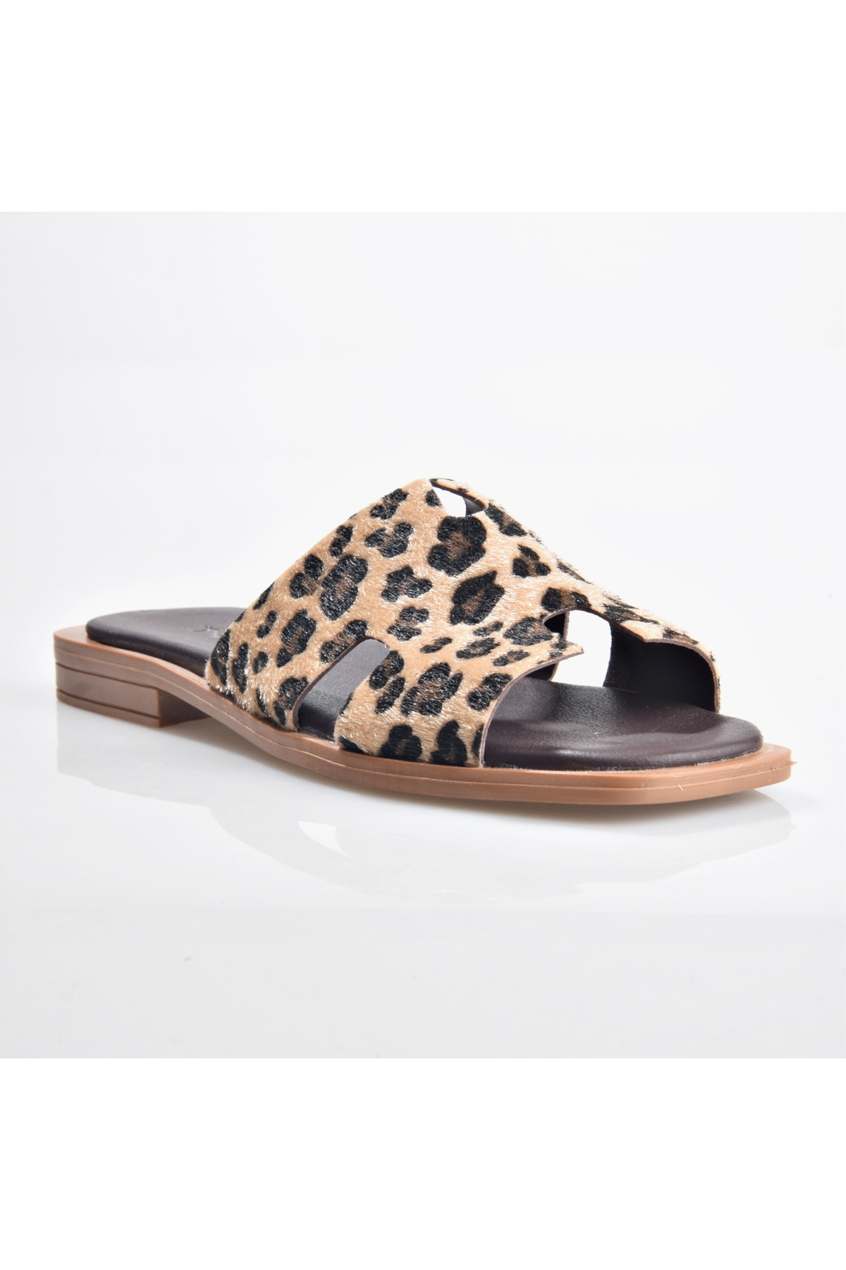 8012 Kadın Deri Terlik - Görsel 3