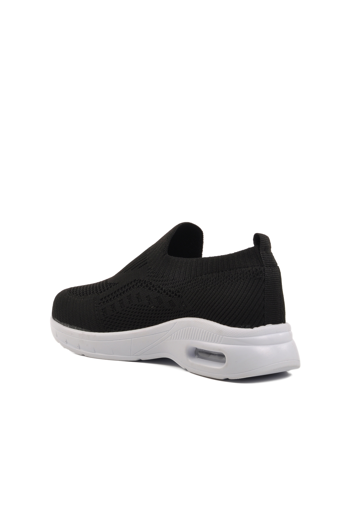 Siyah-Beyaz Anorak Hafif Kadın Spor Ayakkabı 2416 Z - Görsel 5