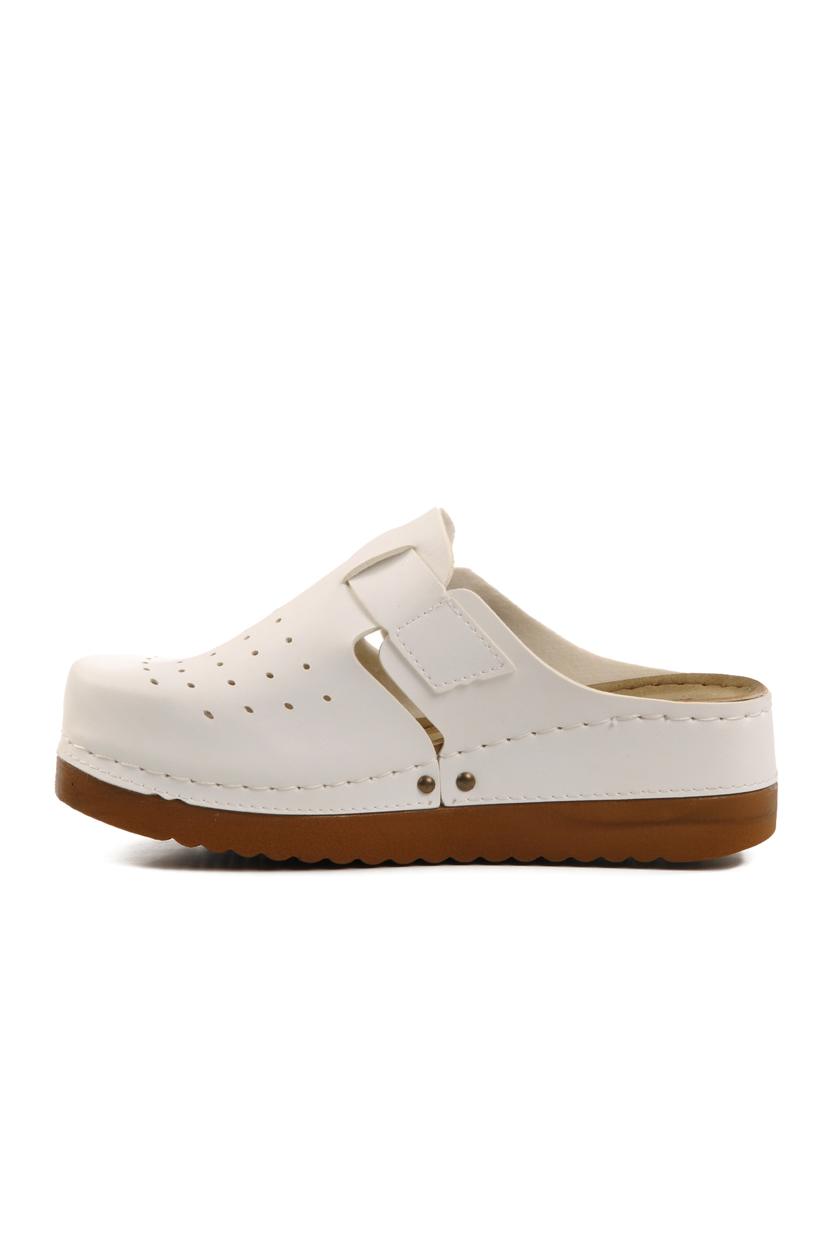 Beyaz Anatomik Unisex Sabo Terlik 07-008 G - Görsel 3