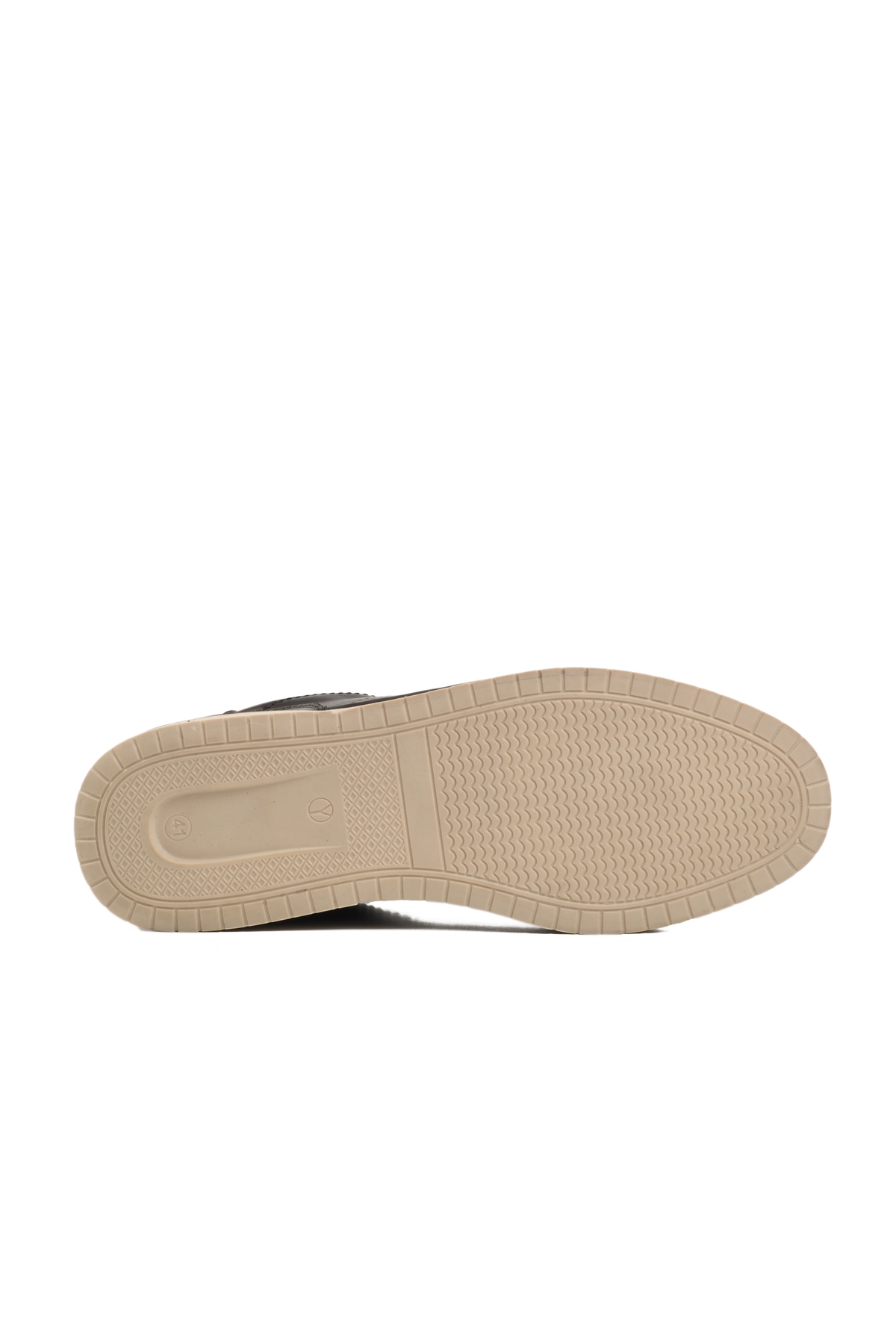 Siyah Hakiki Deri Erkek Casual Ayakkabı 5Y2061-R176 M - Görsel 6