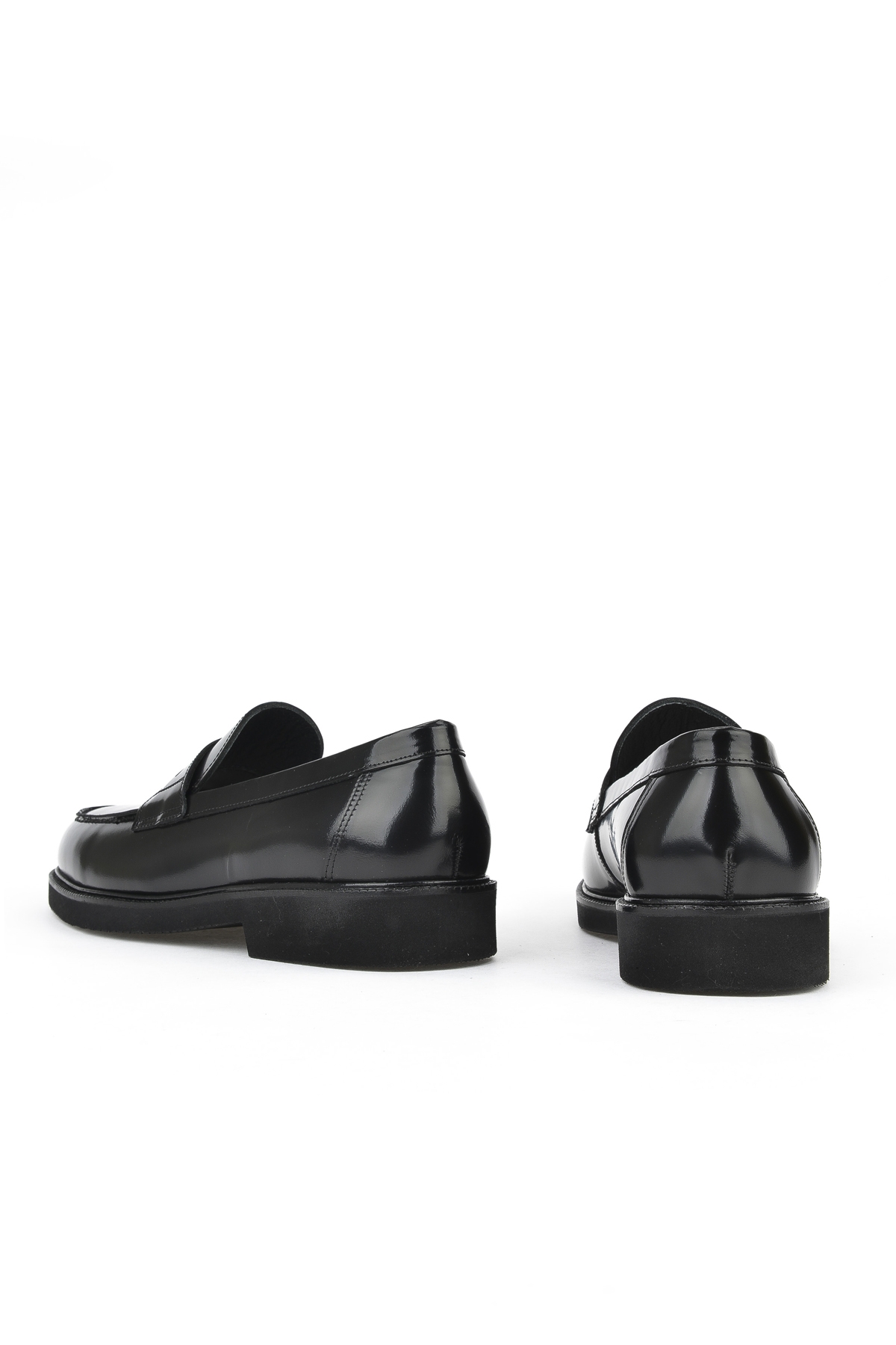 Erkek Hakiki Deri Ayakkabı 151145Z144 Siyah - Görsel 4