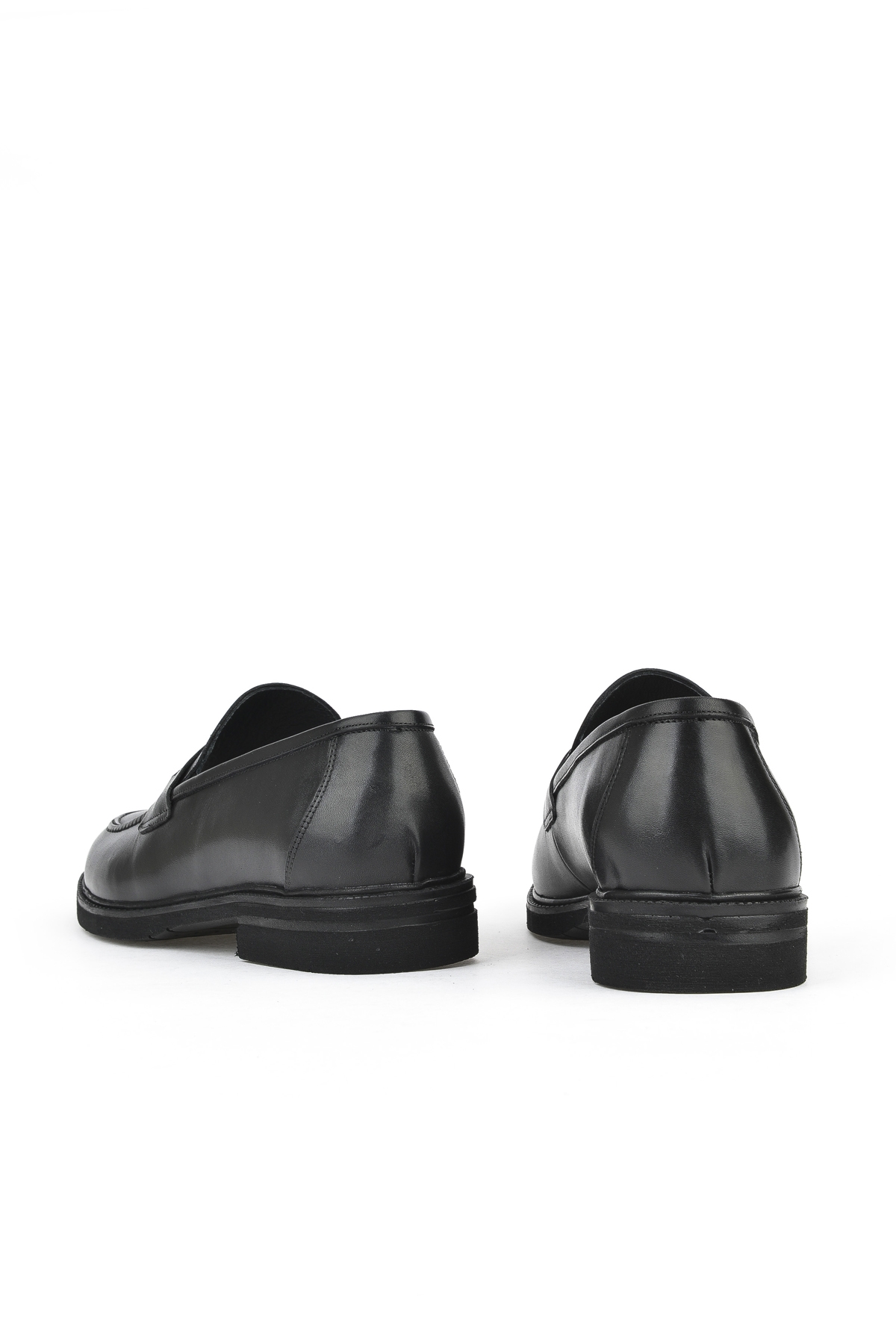 Erkek Hakiki Deri Klasik Ayakkabı 151985Z1602 Siyah - Görsel 4