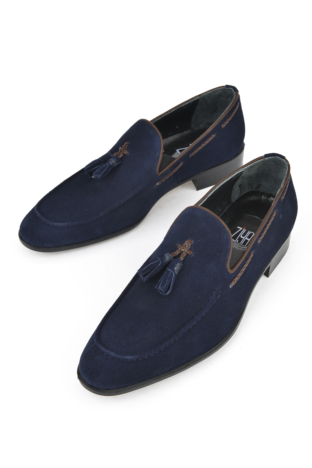 Erkek Hakiki Deri Klasik Ayakkabı 151985Z1001 Lacivert - Görsel 6