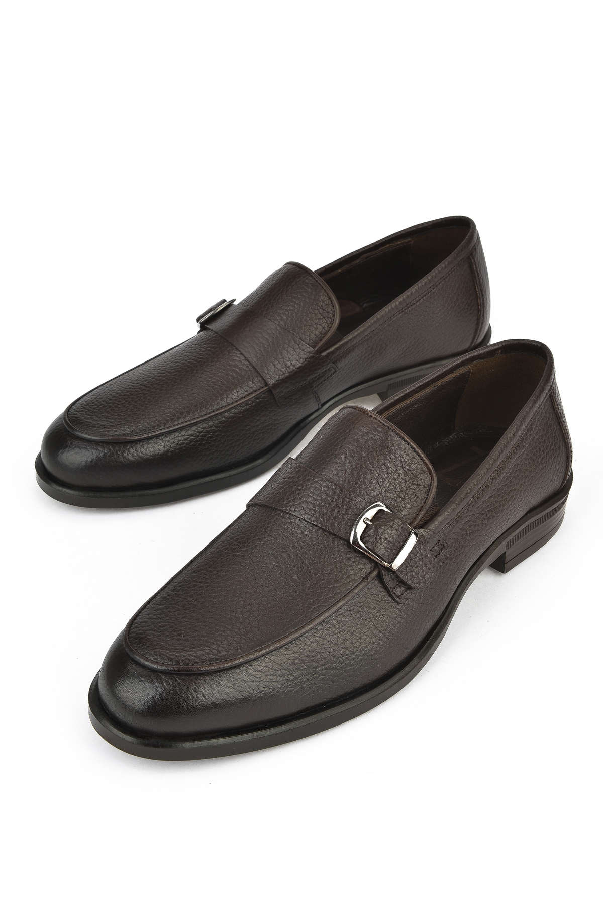 Erkek Hakiki Deri Ayakkabı 151986Z4073 Kahve - Görsel 6