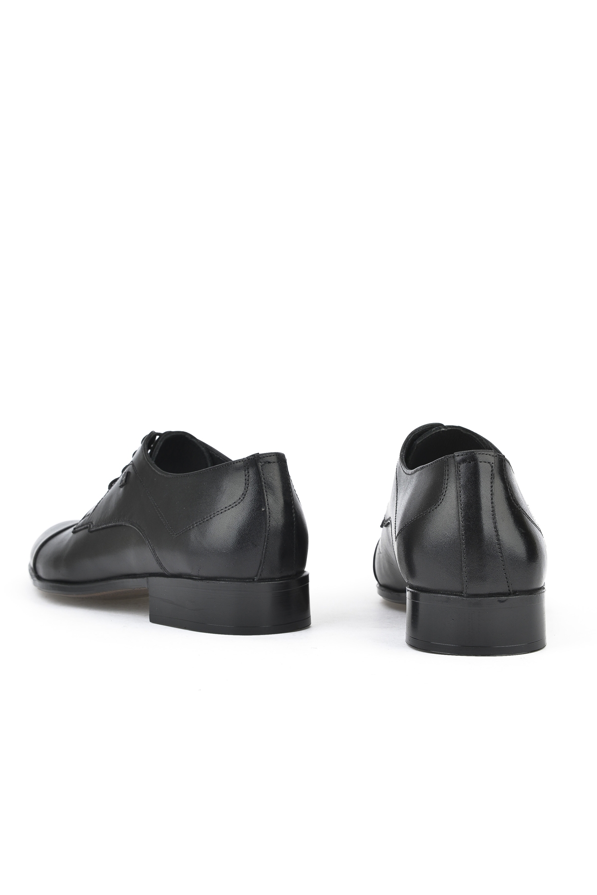 Erkek Hakiki Deri Klasik Ayakkabı 151985Z1040 Siyah - Görsel 4