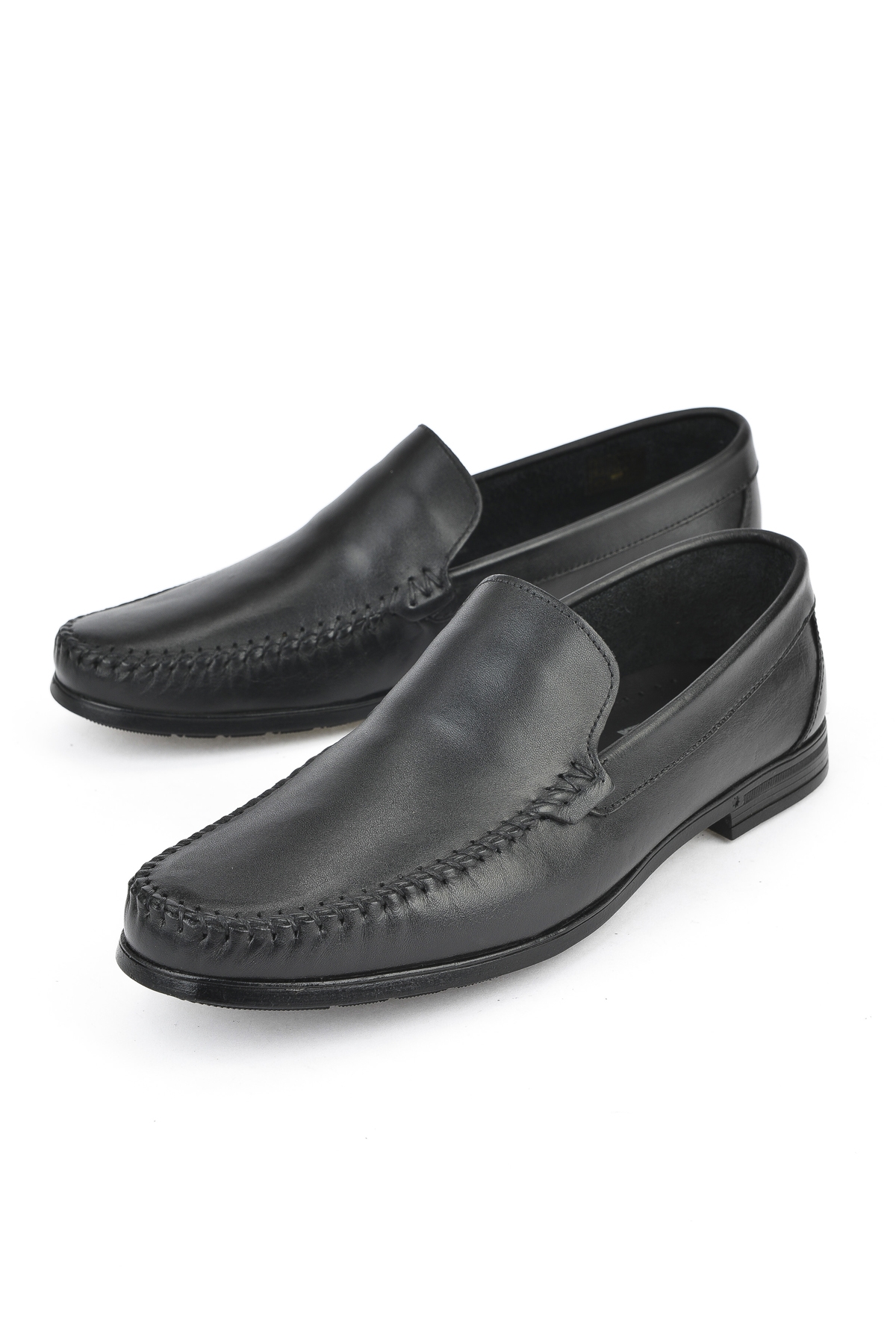 Erkek Hakiki Deri Ayakkabı 1511007ZB03 Siyah - Görsel 6