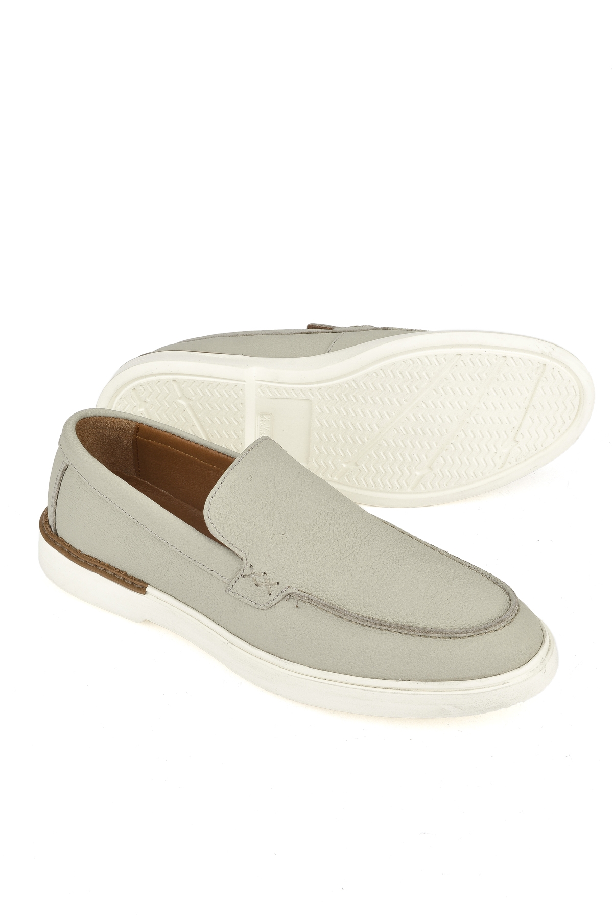 Erkek Hakiki Deri Ayakkabı 1511007ZB04 Bej - Görsel 5