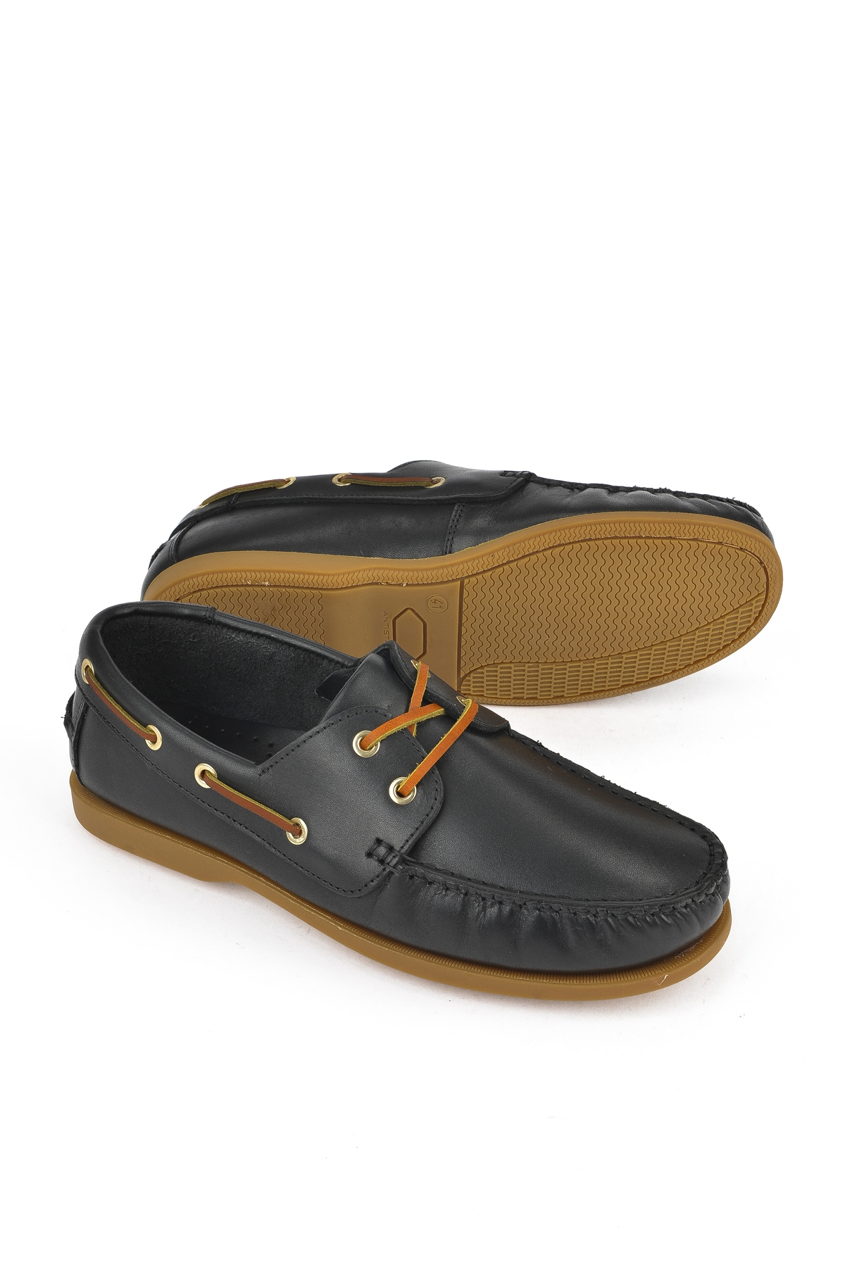 Erkek Hakiki Deri Ayakkabı 1511007ZD1001 Siyah - Görsel 5