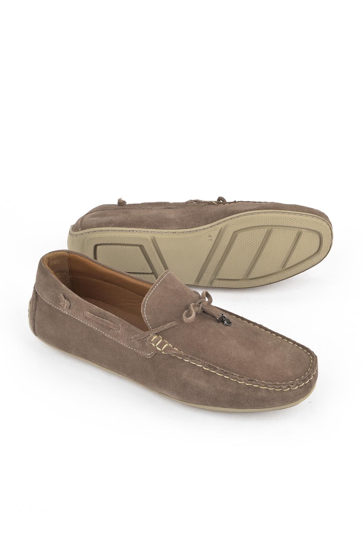 Erkek Hakiki Deri Ayakkabı 1511007ZB012 Kum - Görsel 5