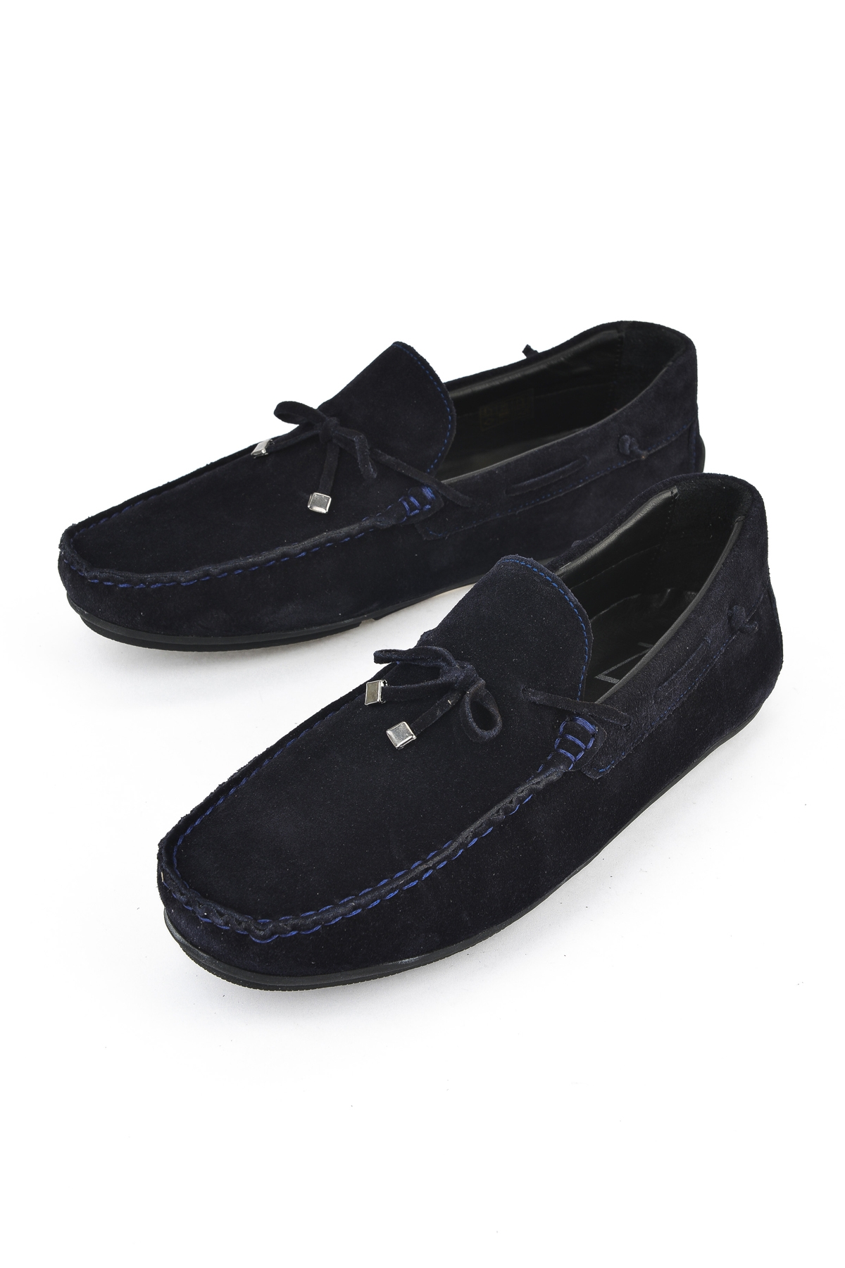 Erkek Hakiki Deri Ayakkabı 1511007ZB012 Lacivert - Görsel 6