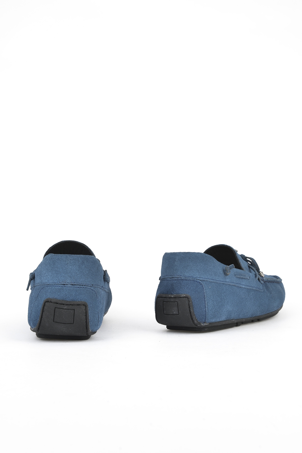 Erkek Hakiki Deri Ayakkabı 1511007ZB012 Mavi - Görsel 4