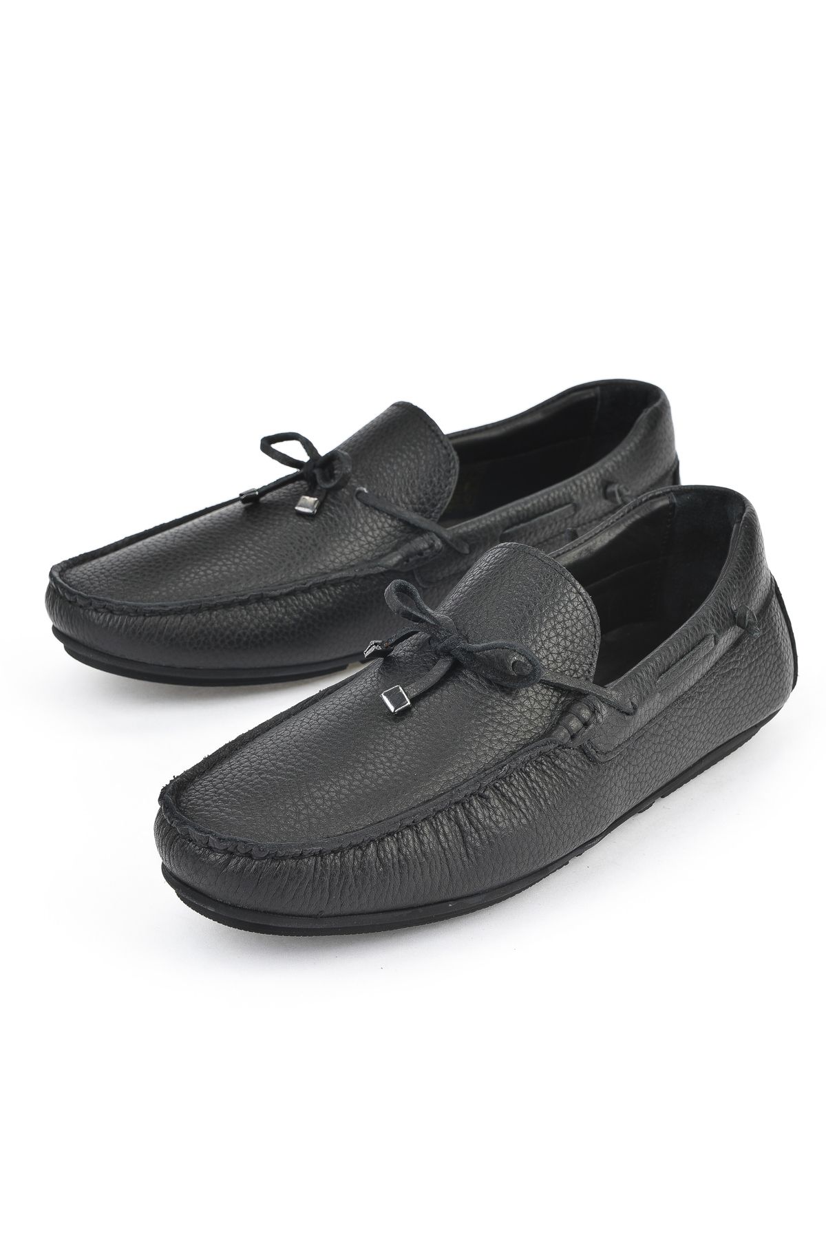 Erkek Hakiki Deri Ayakkabı 1511007ZB01 Siyah - Görsel 6