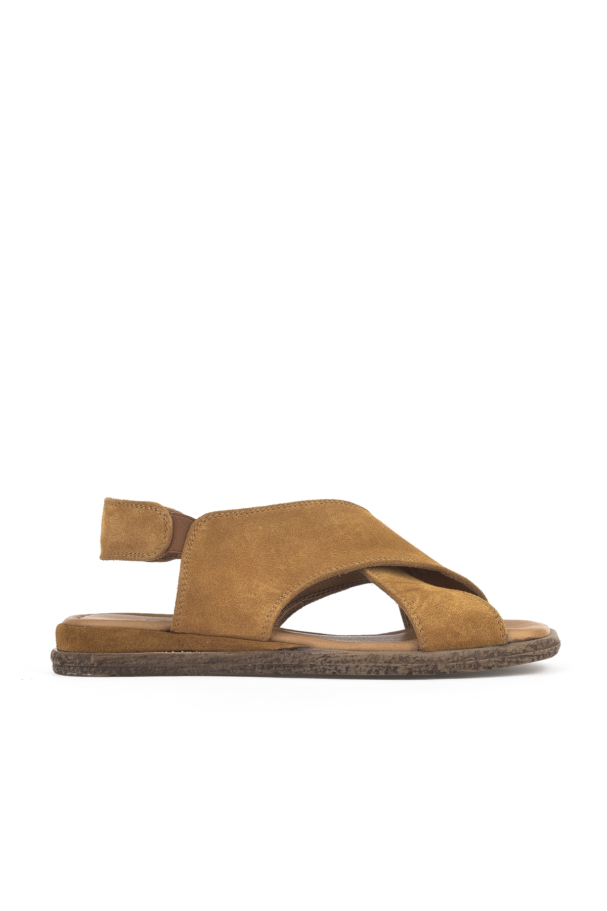 Kadın Hakiki Deri Sandalet 1511047Z706 Taba - Görsel 2