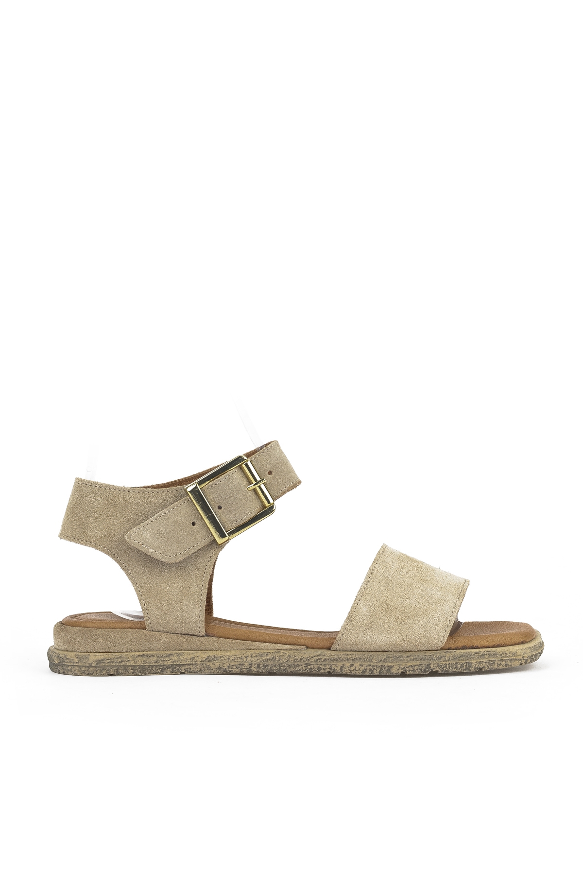 Kadın Hakiki Deri Sandalet 1511047Z713 Bej - Görsel 2