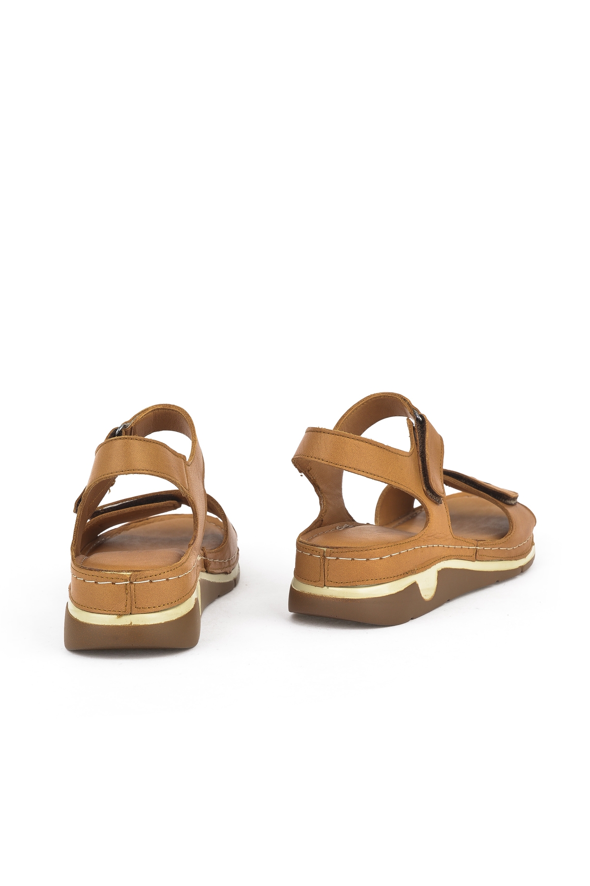 Kadın Hakiki Deri Sandalet 1511008Z22 Taba - Görsel 4