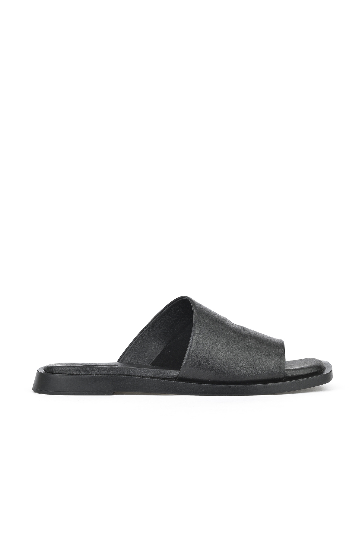 Hakiki Deri Kadın Terlik 1511033ZFATOU Siyah - Görsel 2