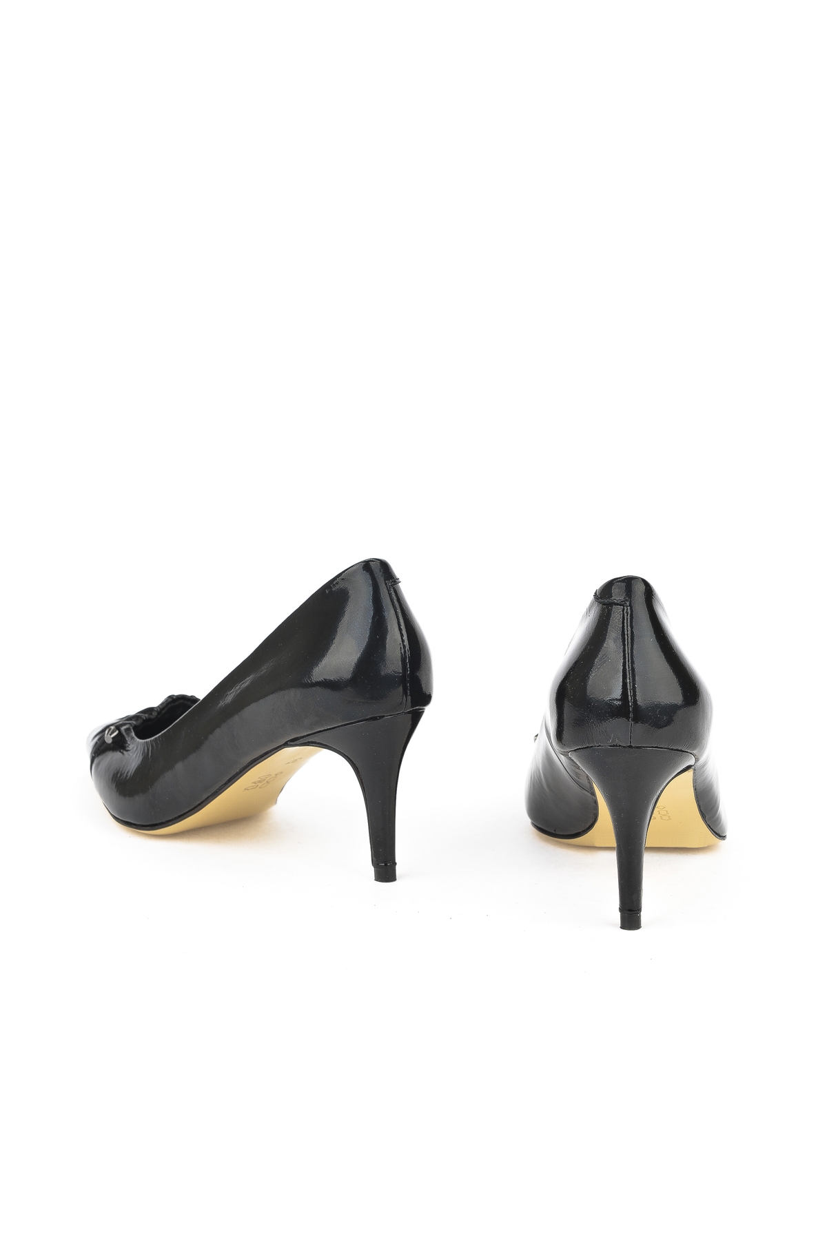 Kadın Hakiki Deri Topuklu Ayakkabı 1511030Z2544 Siyah - Görsel 4