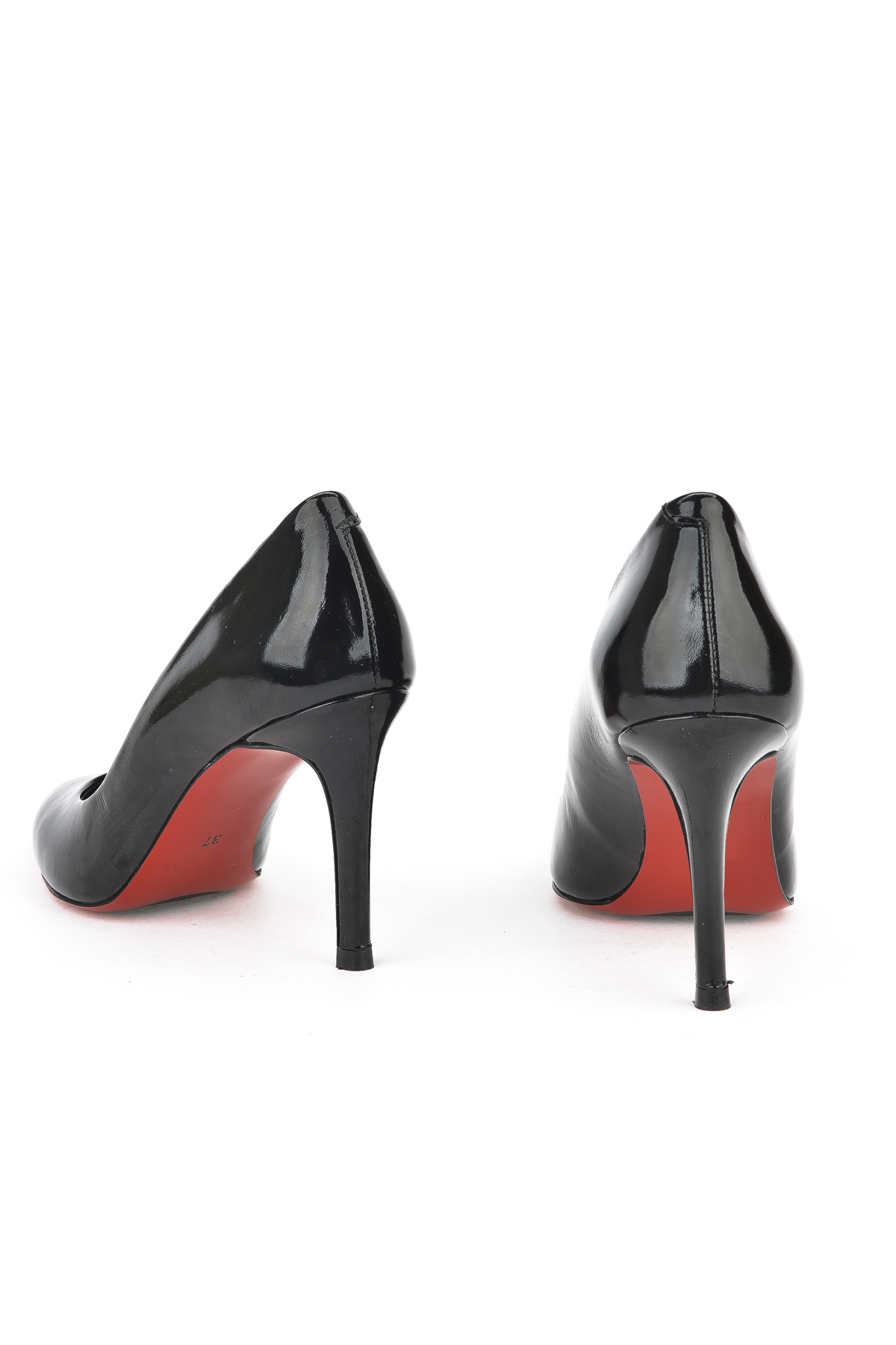 Kadın Hakiki Deri Topuklu Ayakkabı 1511030Z42922 Siyah - Görsel 4