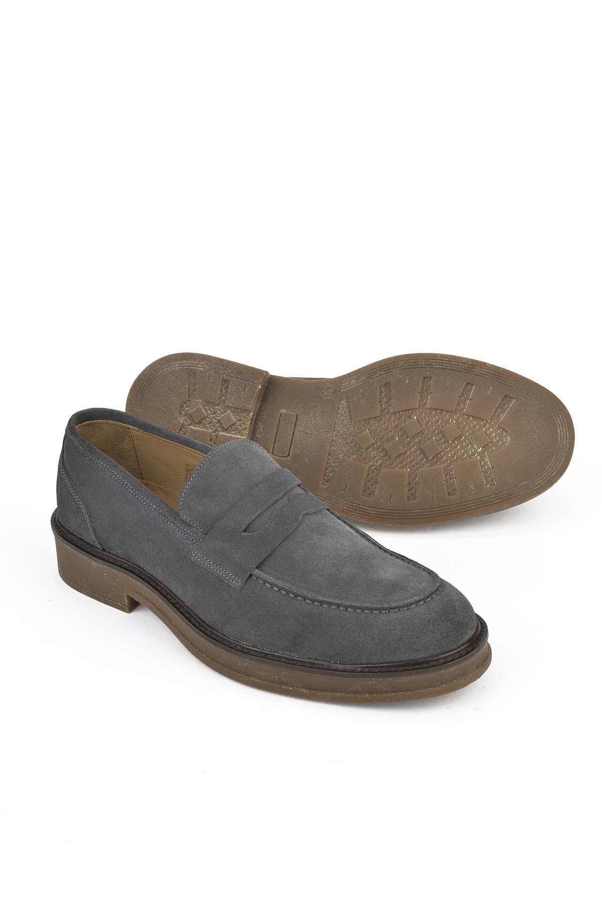 Erkek Hakiki Deri Ayakkabı 1431043Z0212 Antrasit - Görsel 5