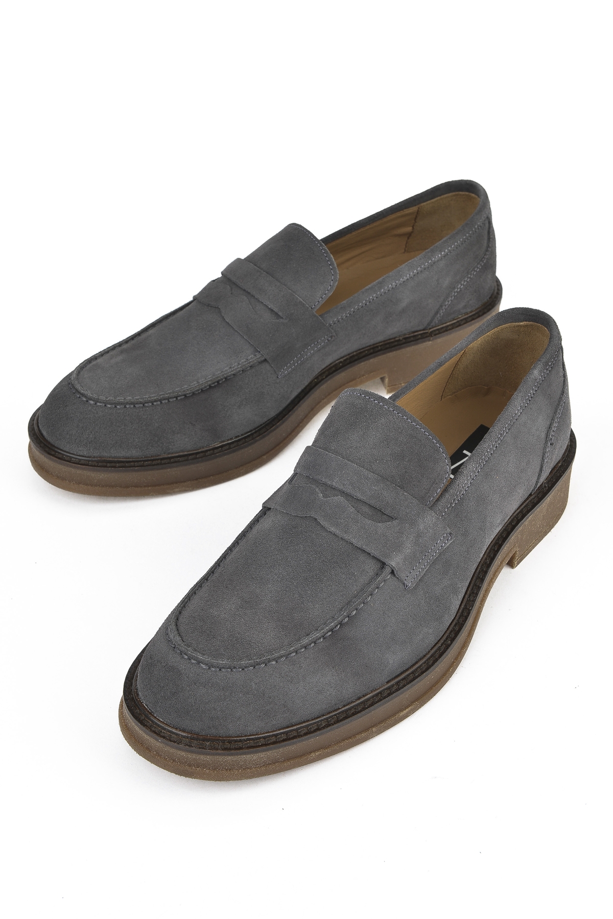 Erkek Hakiki Deri Ayakkabı 1431043Z0212 Antrasit - Görsel 6