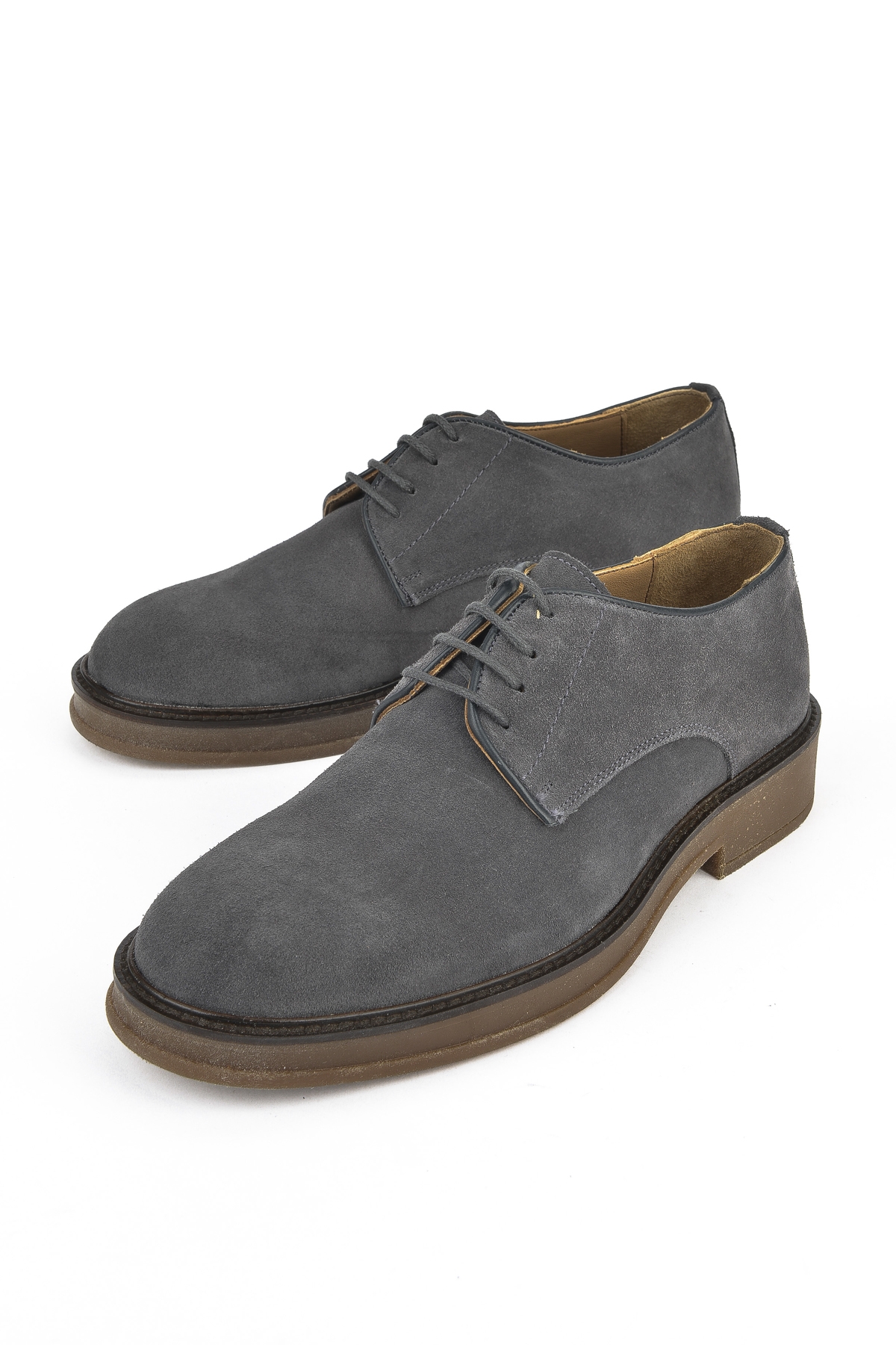 Erkek Hakiki Deri Ayakkabı 1431043Z0210 Antrasit - Görsel 6