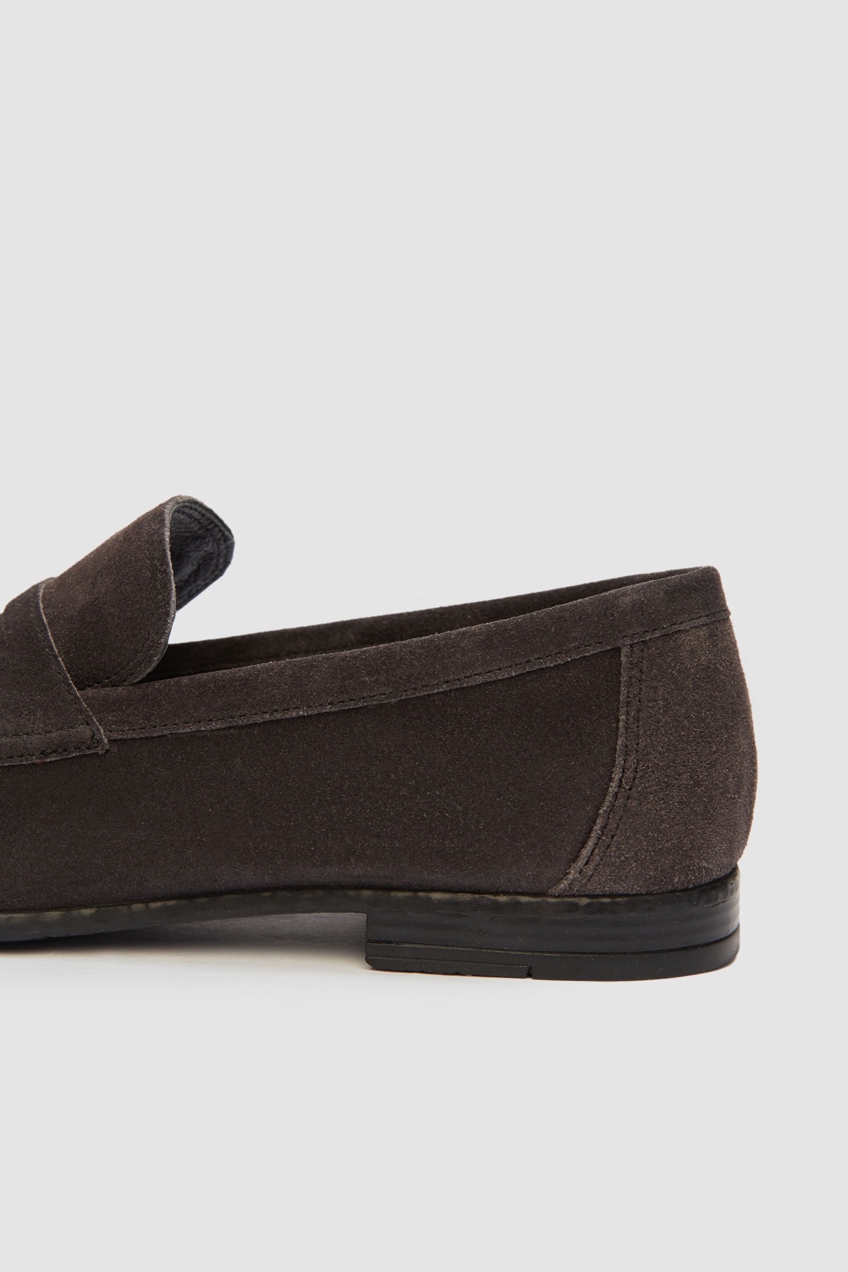 Antrasit Deri Makosen Ayakkabi - Görsel 4