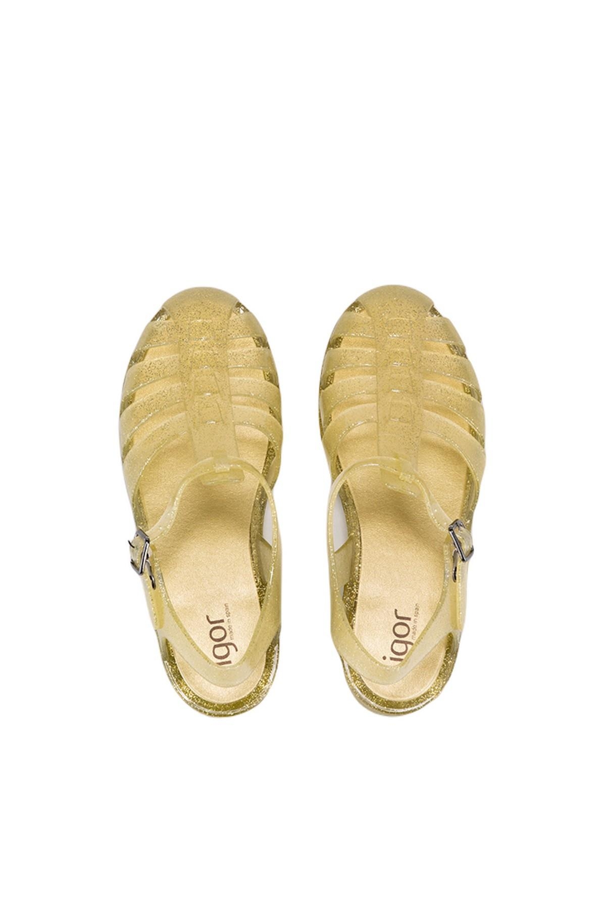 S10262-140 Biarritz Glitter Kadın Sandalet - Görsel 4